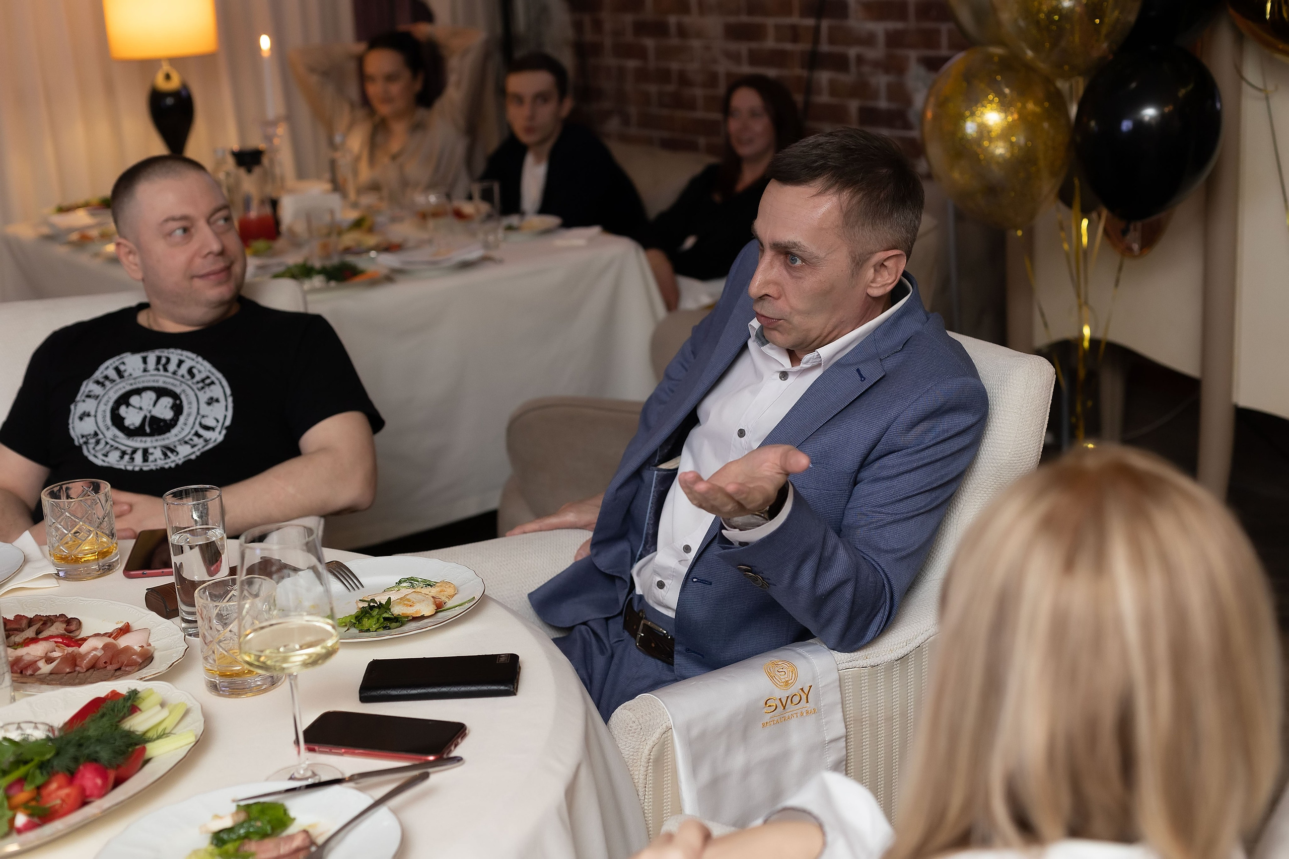 Юбилей (Ресторан «Свой»). Семейный, индивидуальный фотограф в Москве Ангели Марина