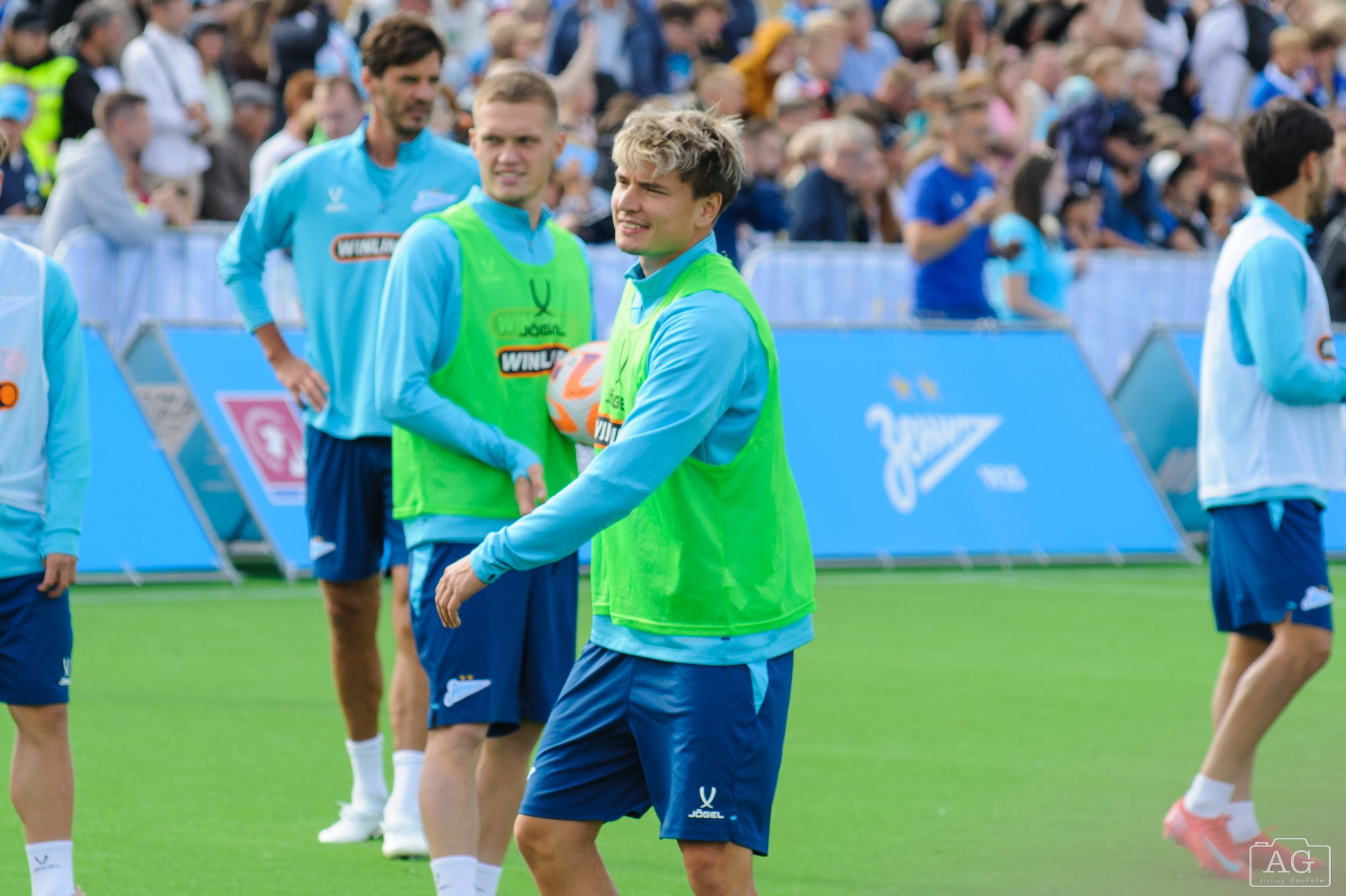 Открытая тренировка ФК «Зенит». Алексей Горчаков. Фотограф на ваш праздник