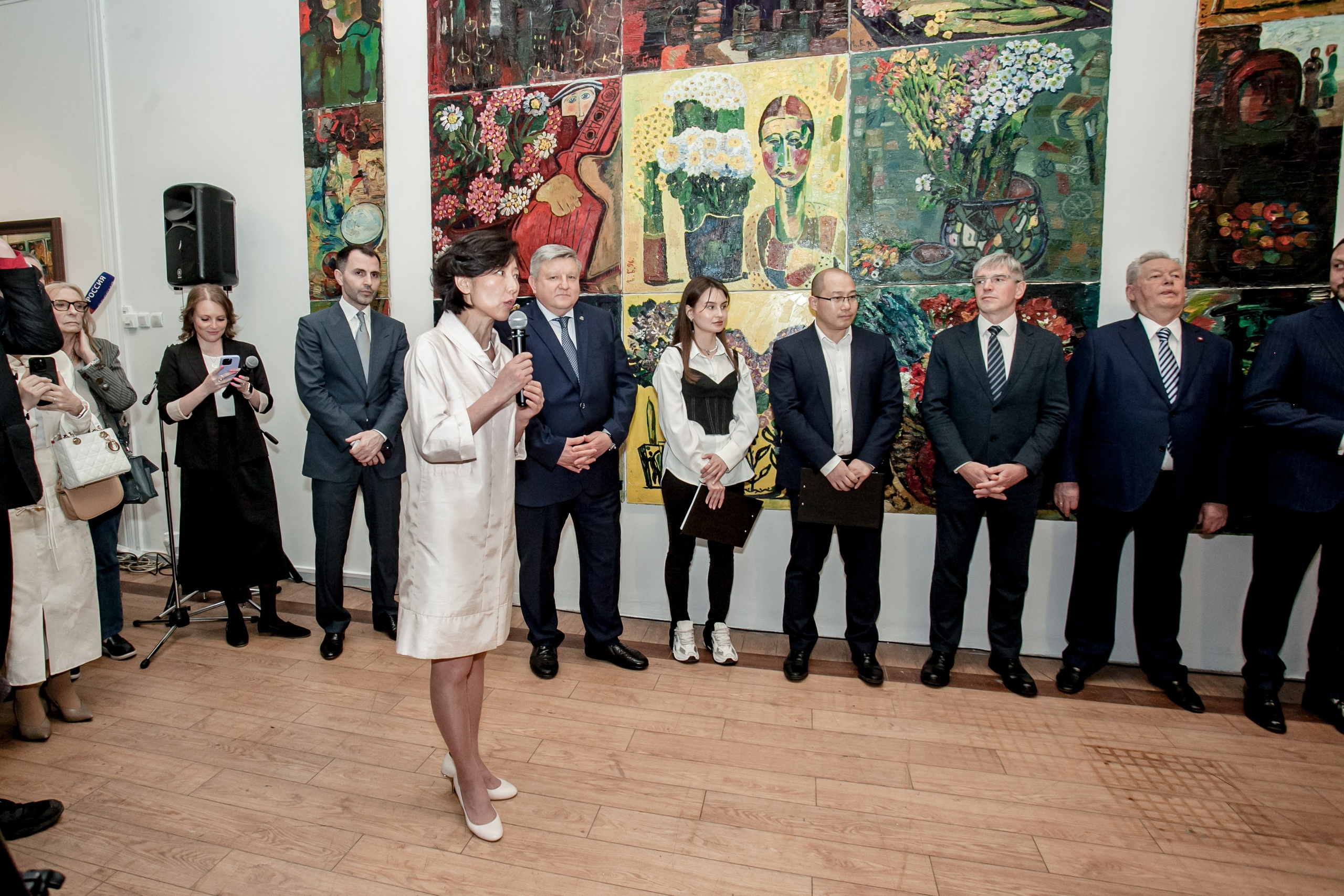 Открытие выставки Зураба Церетели. Art photographer Nino