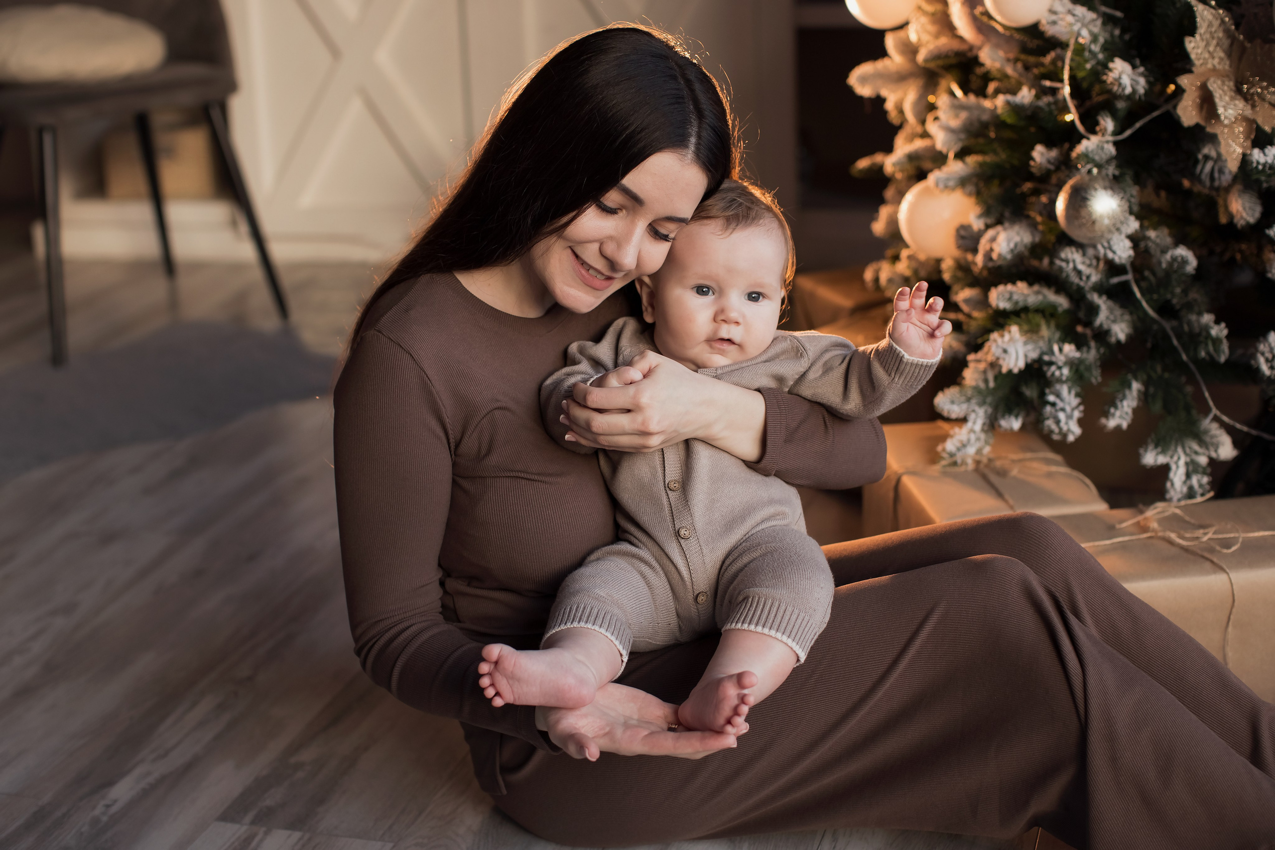 Первый Новый год. Семейный и детский фотограф в Саратове Полина Коткина