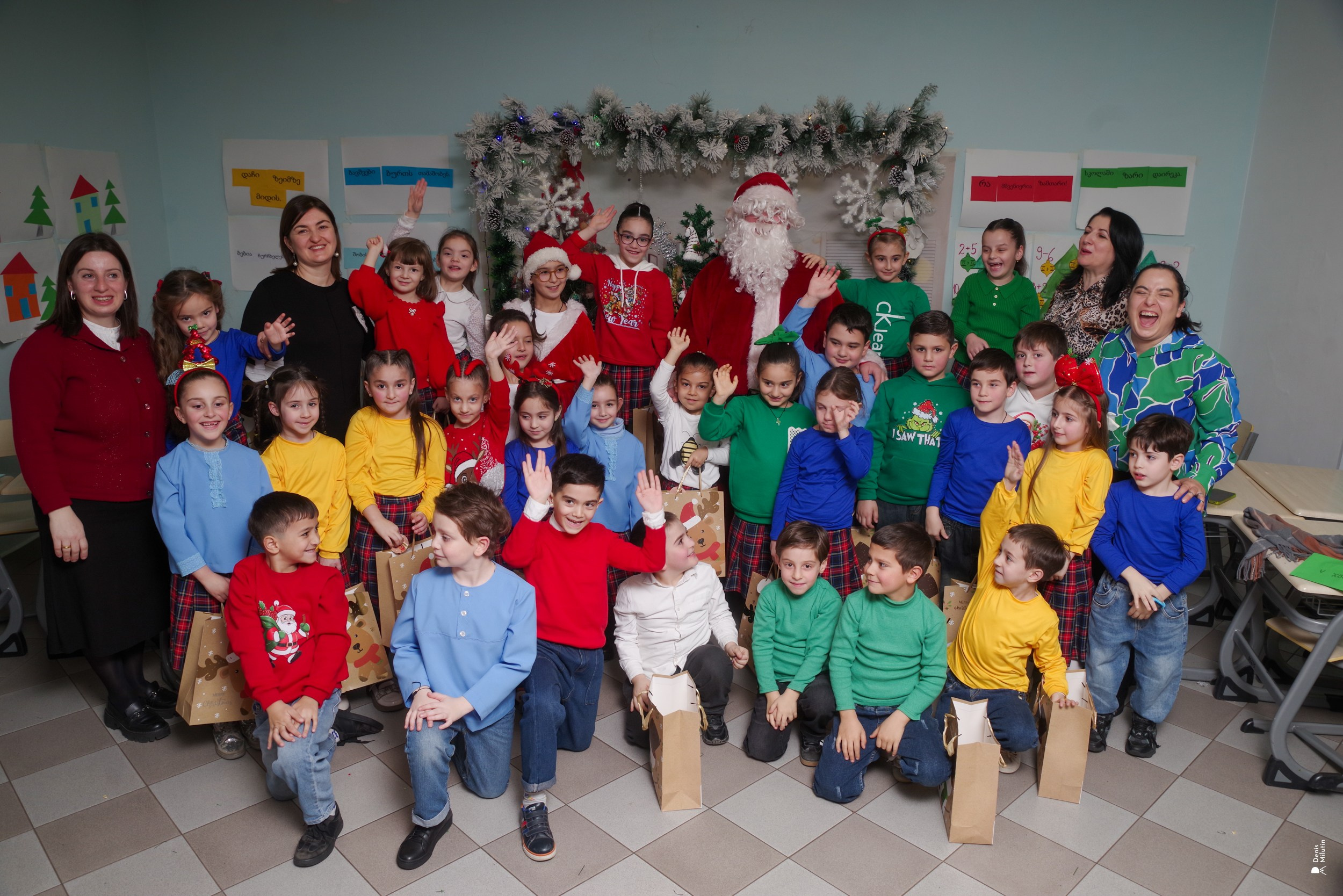 Викторина в школе. Портретный фотограф Денис Милютин