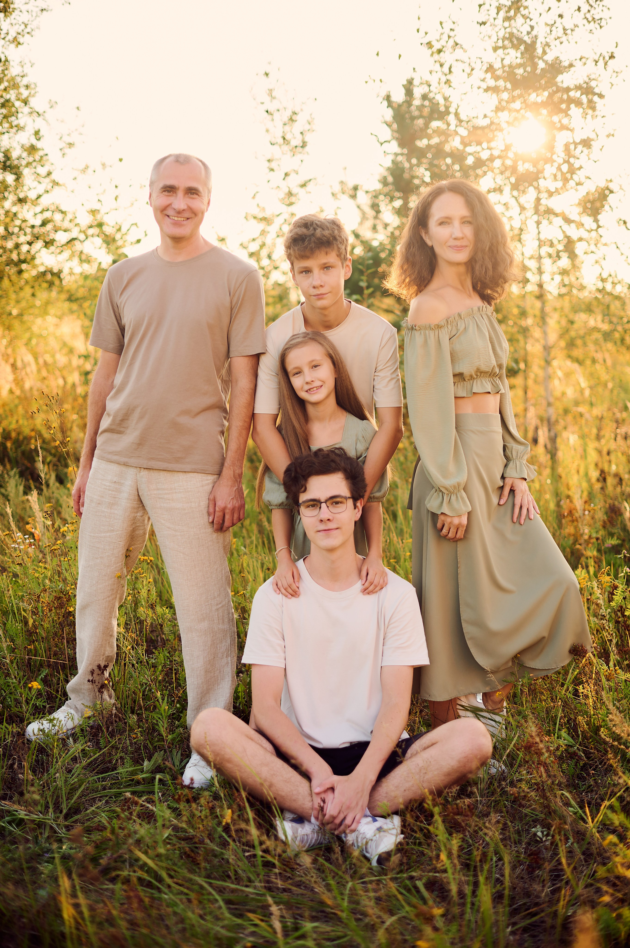 НА ЗАКАТЕ | НАСТЯ, ВИТЯ, МАША, ЛЕША и ЖЕНЯ. Свадебный и семейный фотограф РИТА БОЧКАРЁВА