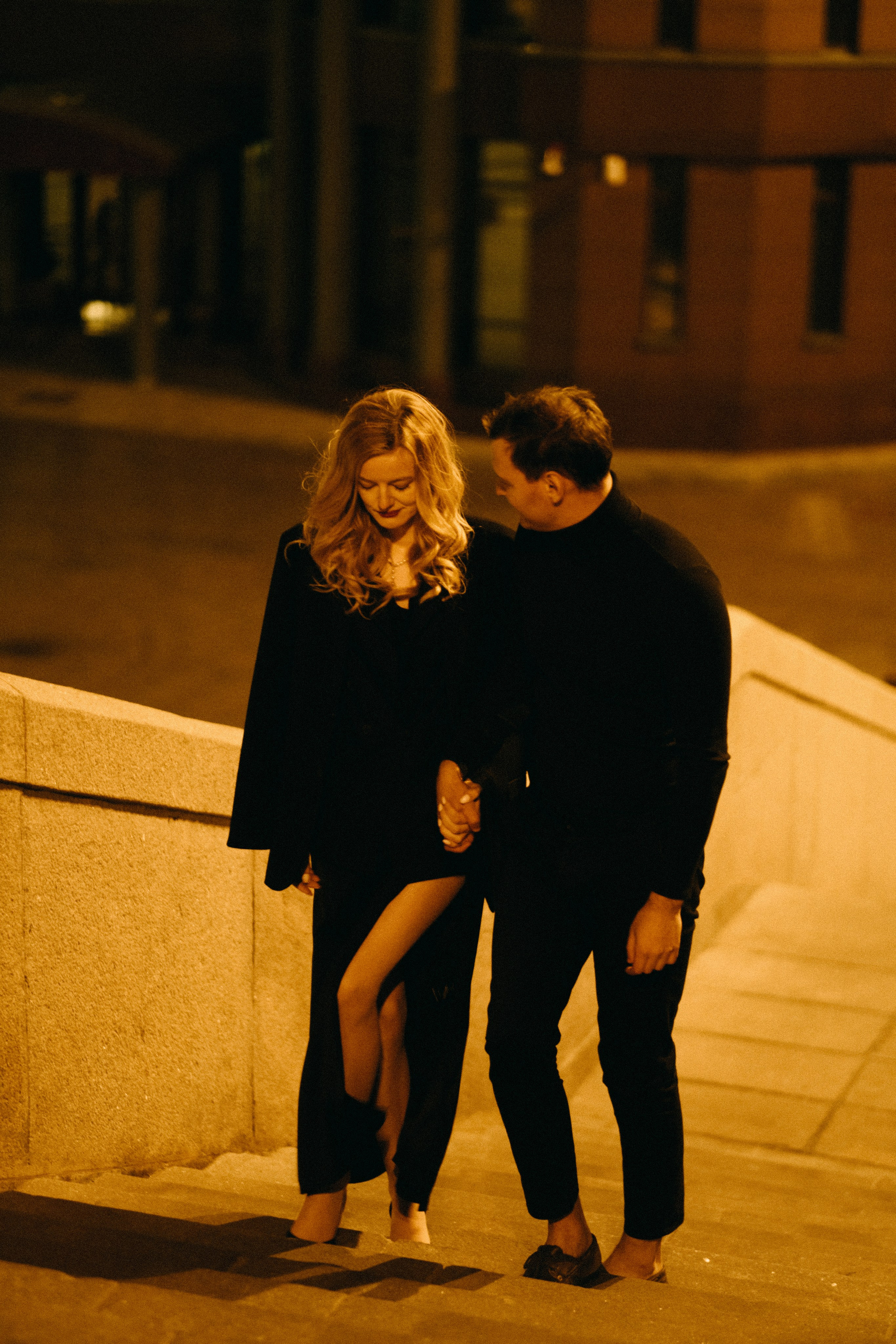 По ночному городу. Свадебный фотограф Александра Тюлякова