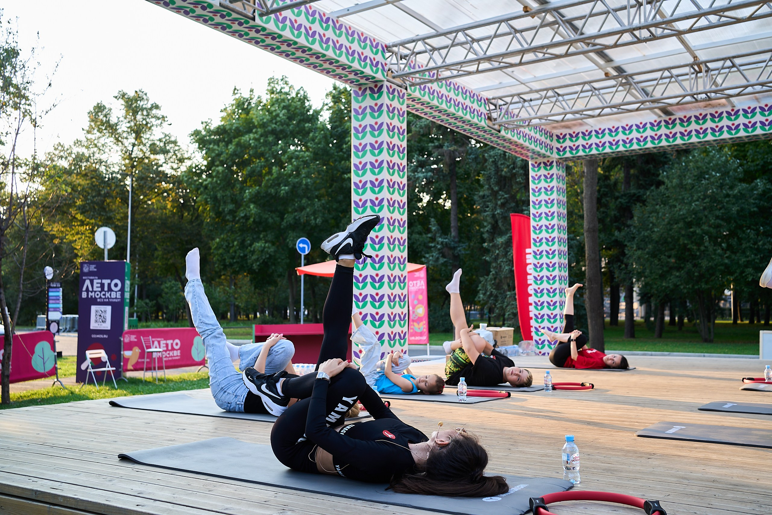 Yamaguchi / открытая тренировка «в стиле Пилатес». Фотограф и Видеограф в Москве. Олег Корушев