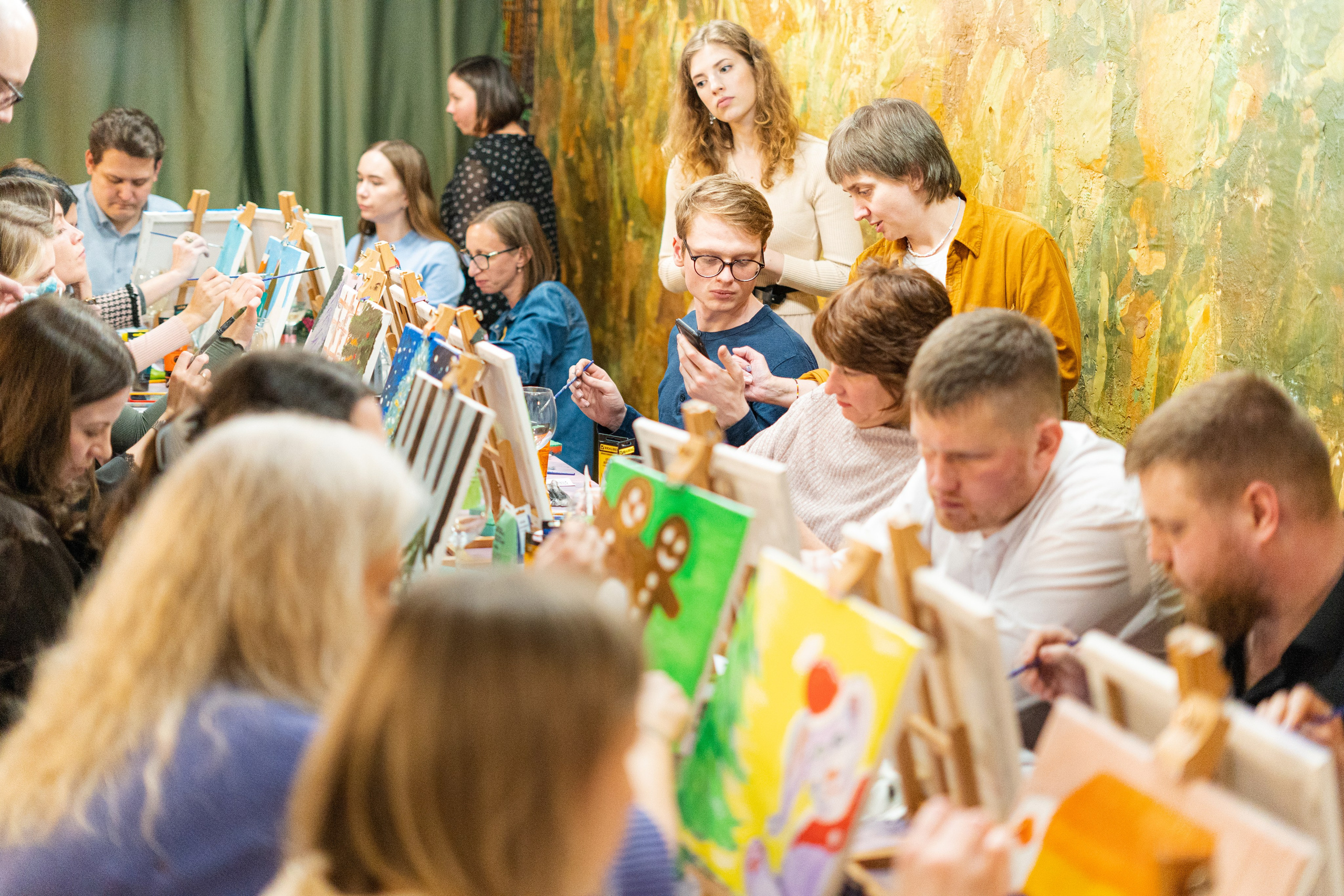 Корпоратив Teach Me Art 2. Портретный фотограф в Москве и Санкт-Петербурге Арина Чех