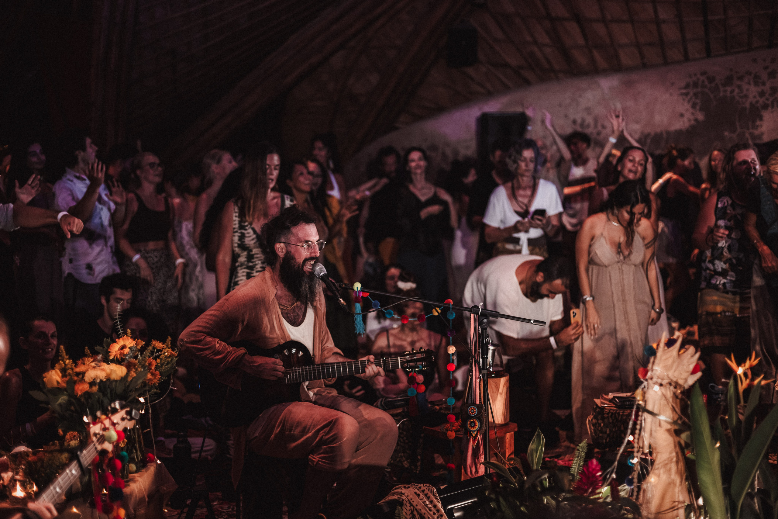 Hanuman Project kirtan at Alchemy march. Mariam Bagdasaryan