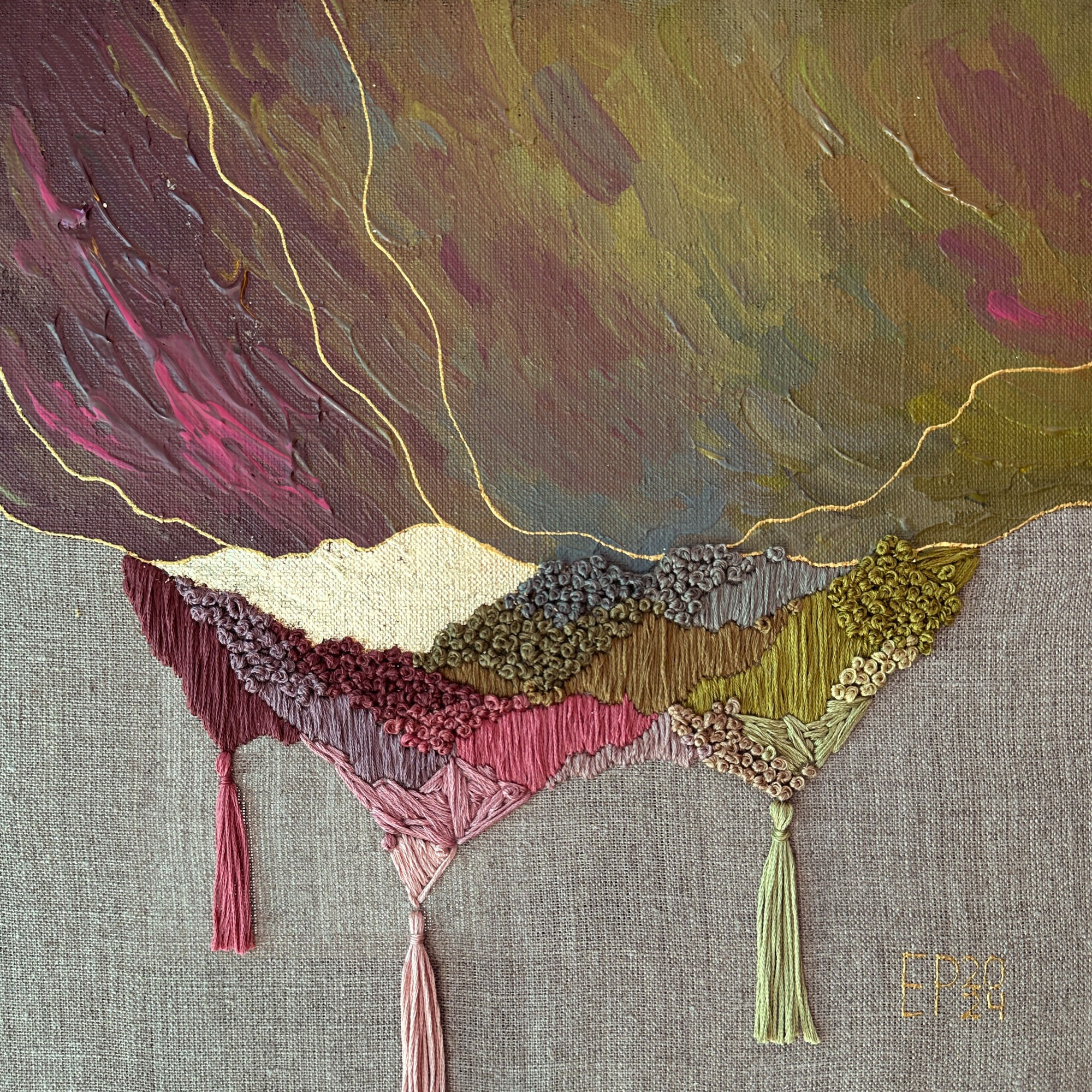 Origin of color. Artist Ekaterina Prisich