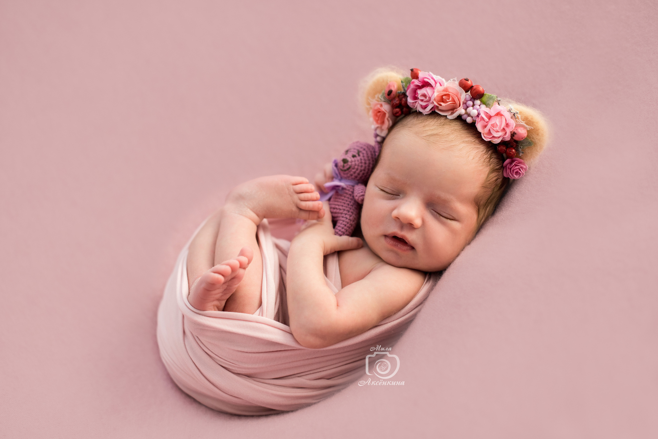 Портфолио новорожденных. Фотограф в Нефтеюганске Мила Аксёнкина