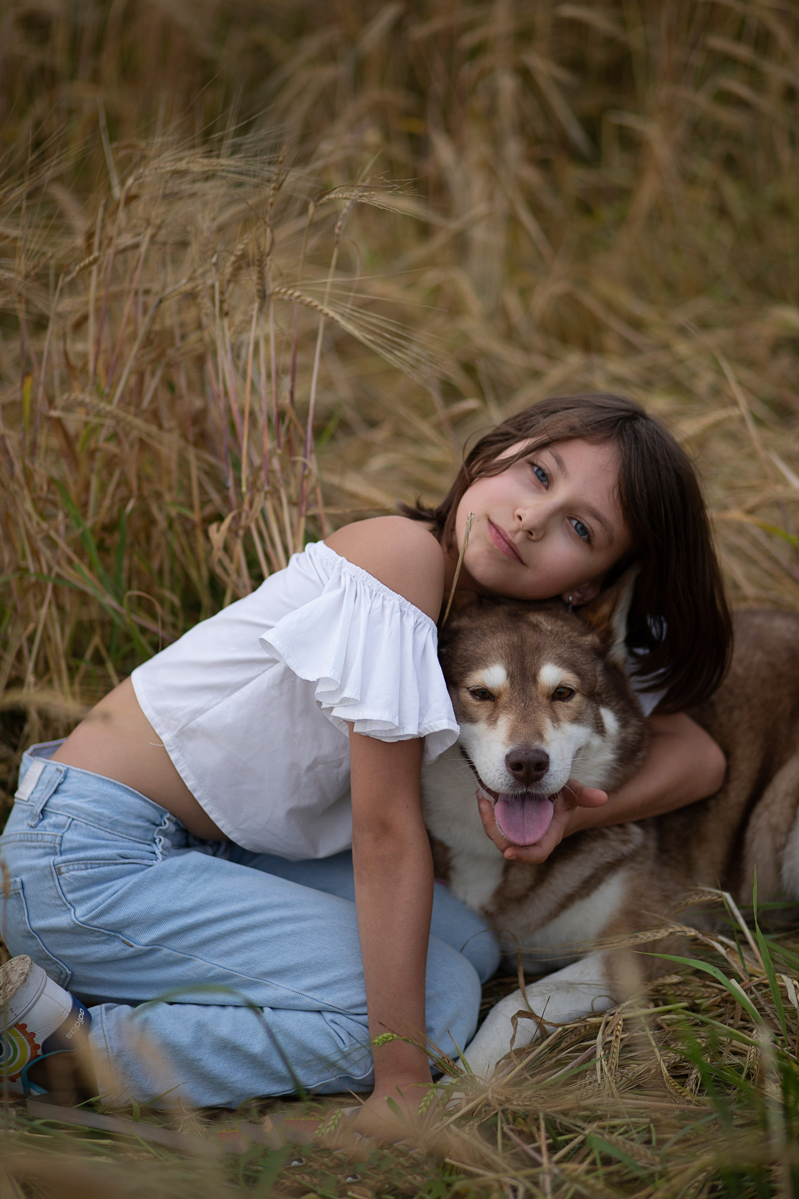 Прогулка с любимым питомцем. Фотограф Пушкино и Москва Анастасия Коган