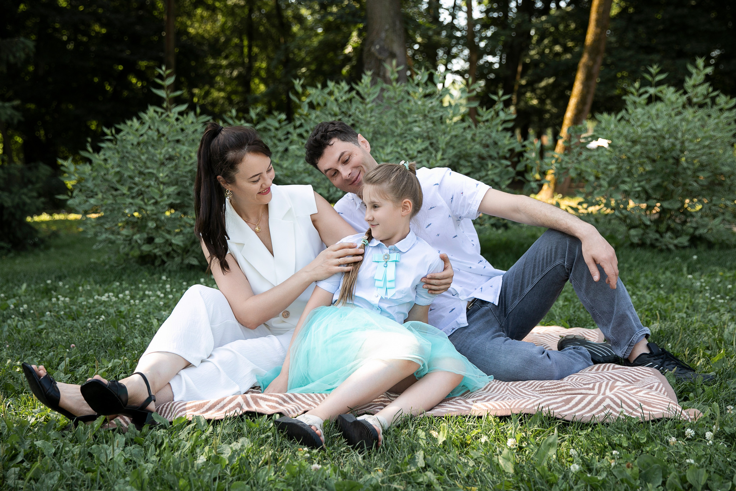 Таня, Антон, Ангелина, Саша и Лидия Петровна. Семейный и школьный фотограф Катерина Голубева