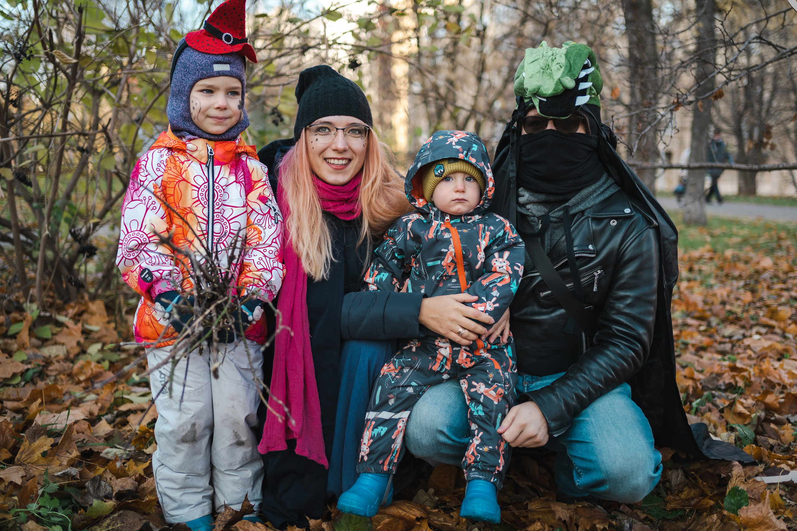 Хэллоуин с «Мамами ВДНХ». Семейный фотограф Варвара Сорока в городе Москве