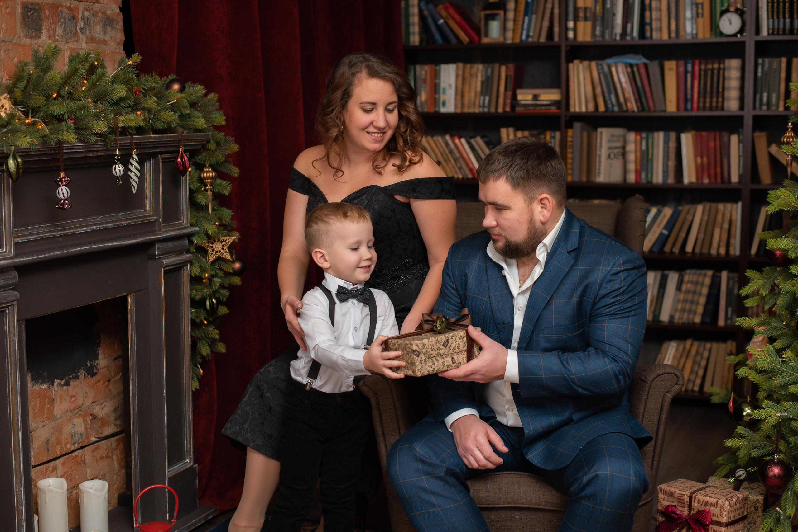 Новый год в студии. Фотографы Ивановы Краснодарский край