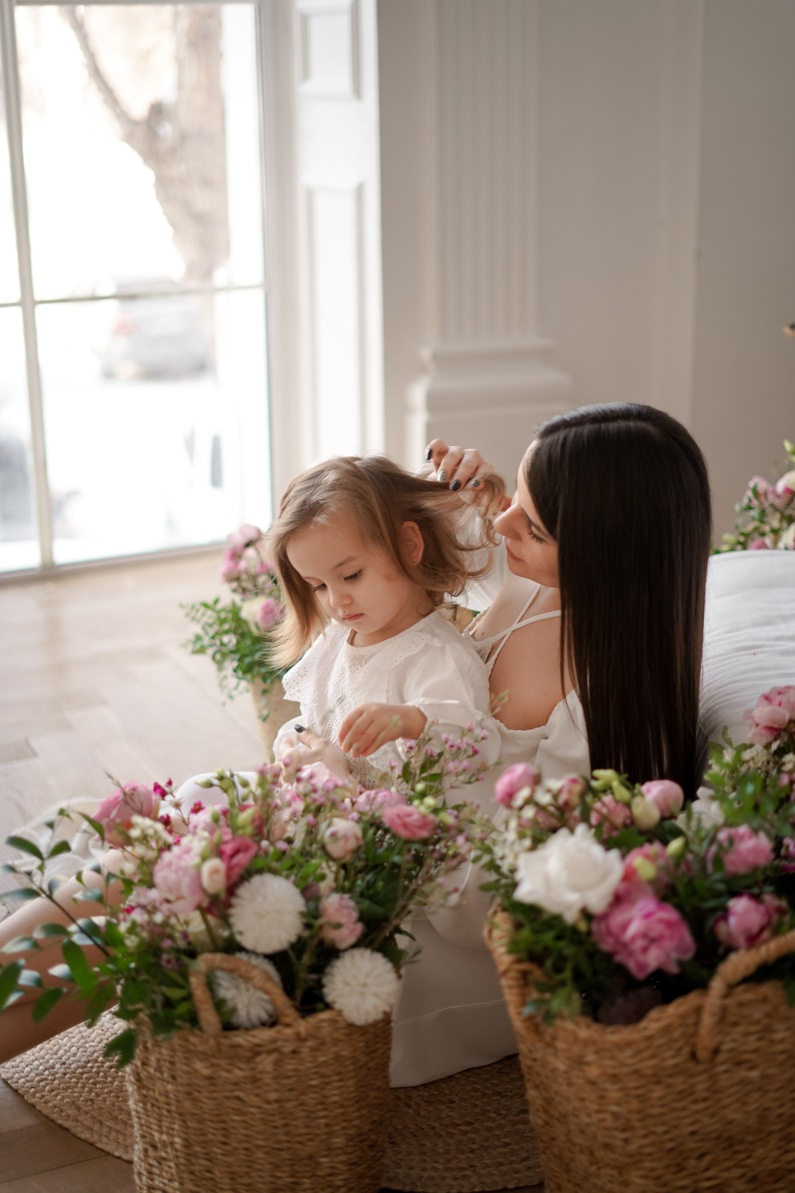 Мама и доченька. Фотограф Татьяна Митрофанова