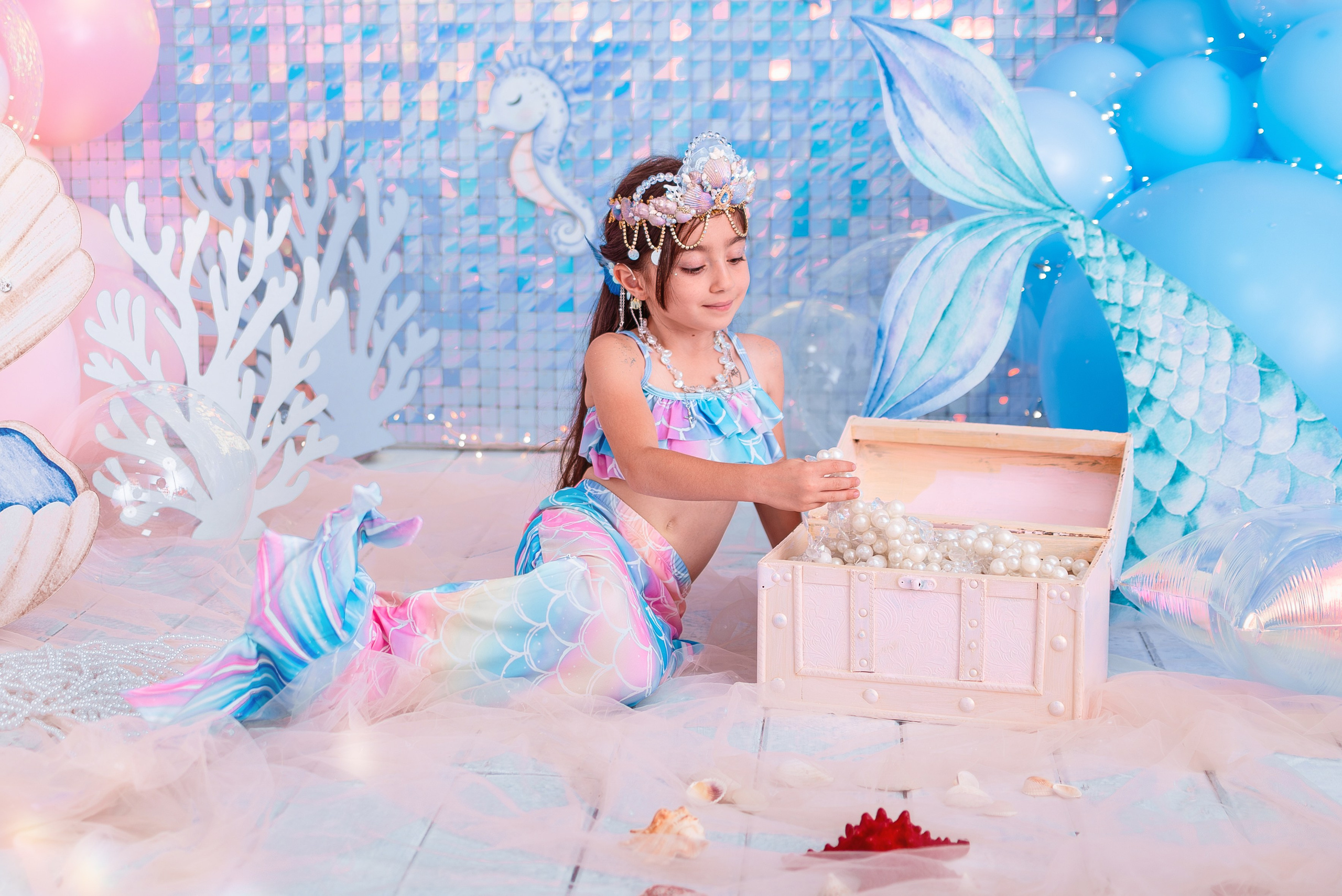 Детский фотопроект «Русалочка» в Сочи. Детский студийный фотограф Сочи