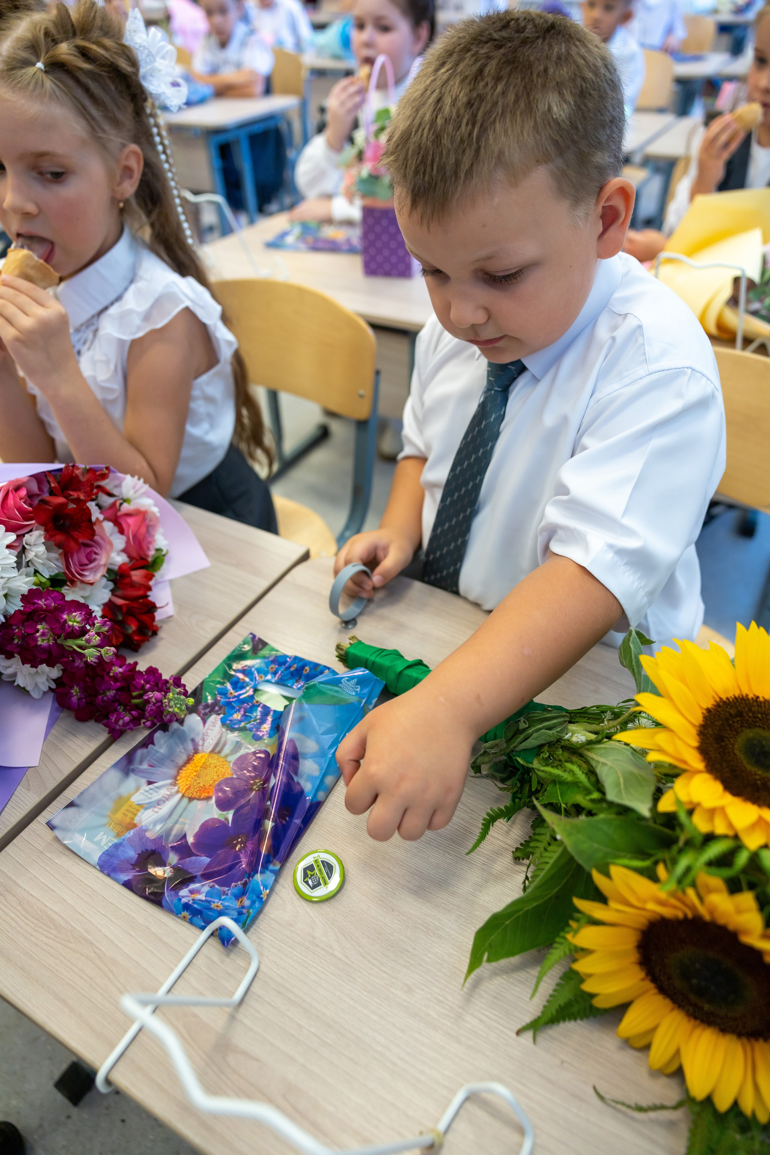 Первый раз в первый класс (репортажная съемка). Фотограф в Серпухове Наталья Руденко