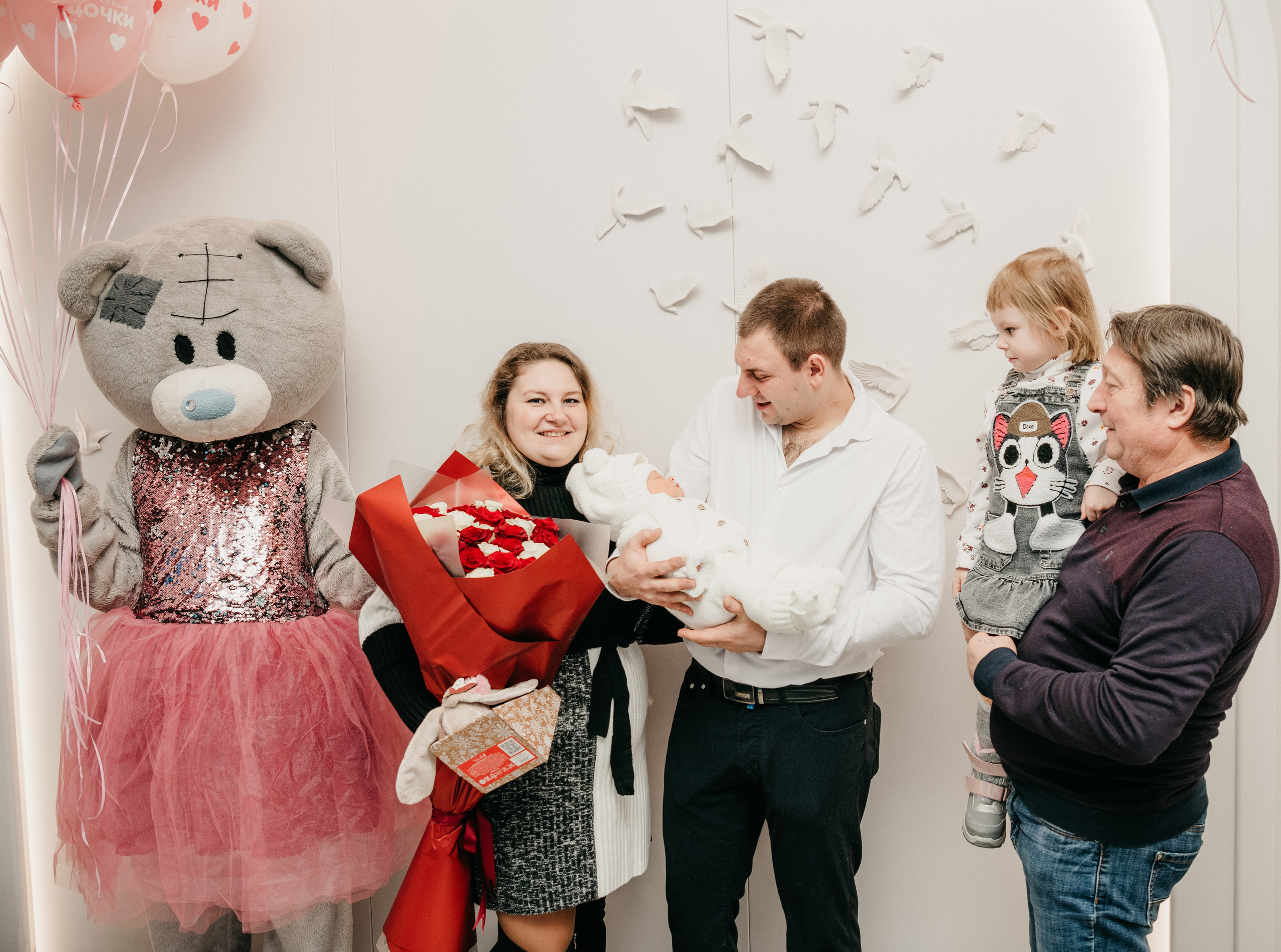 Выписка Александры. Фотограф на выписку из роддома в Москве и МО