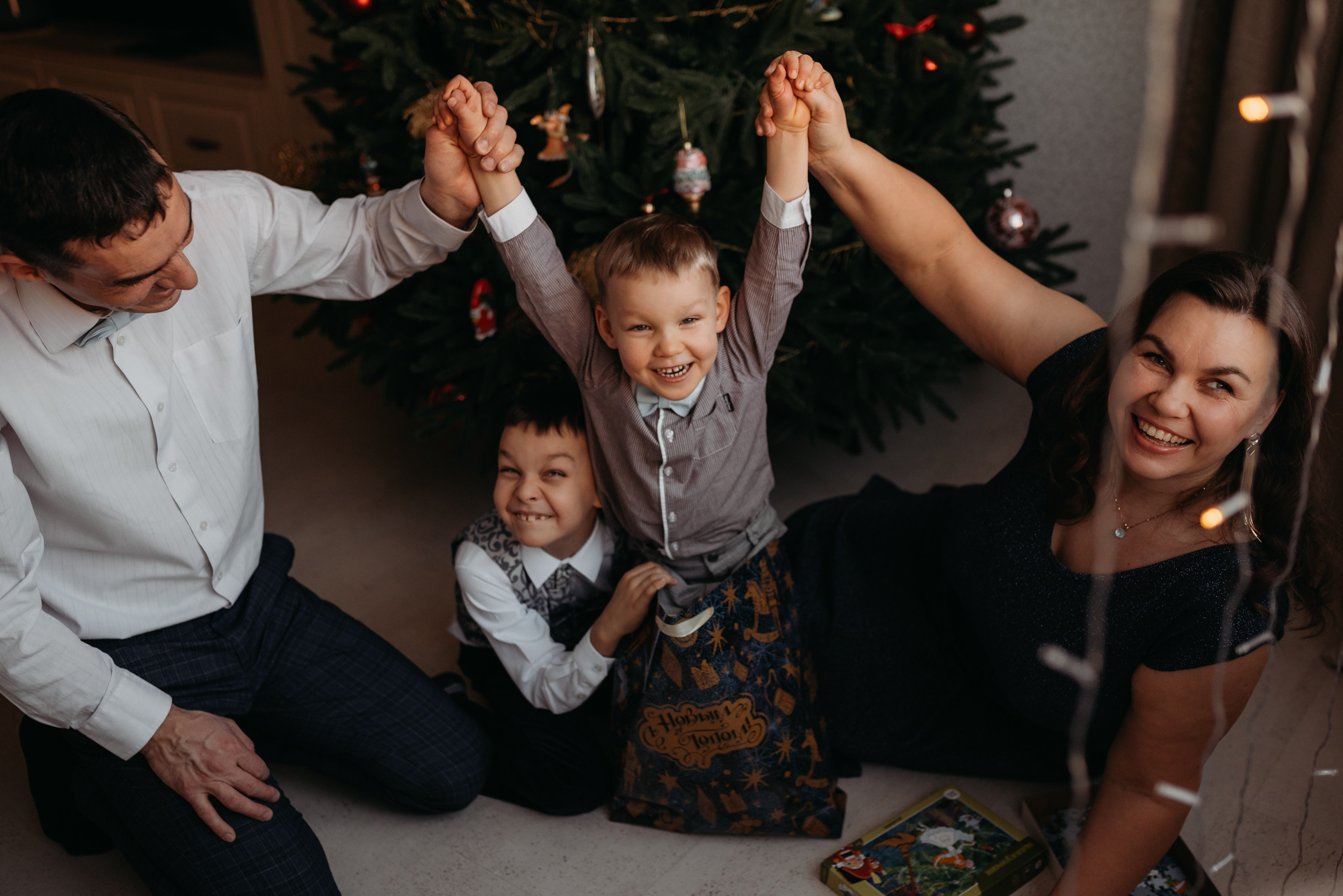 Юлия, Алексей, Тихон, Трофим и Потап. Семейный и детский фотограф в Новосибирске и Краснообске — Анна Ким