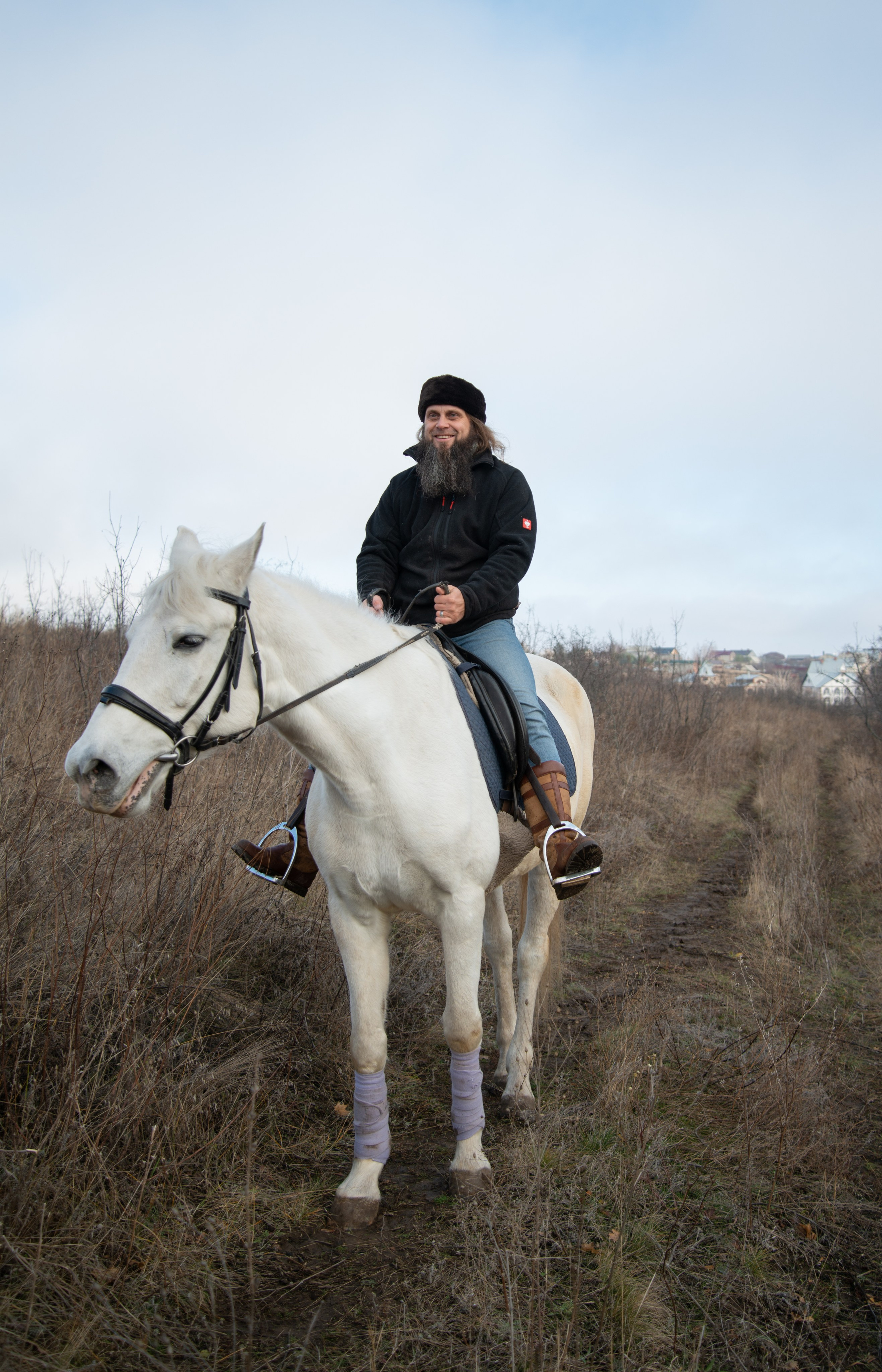 Гости в Соколовом. Конный фотограф в Саратове Юлия Иванова
