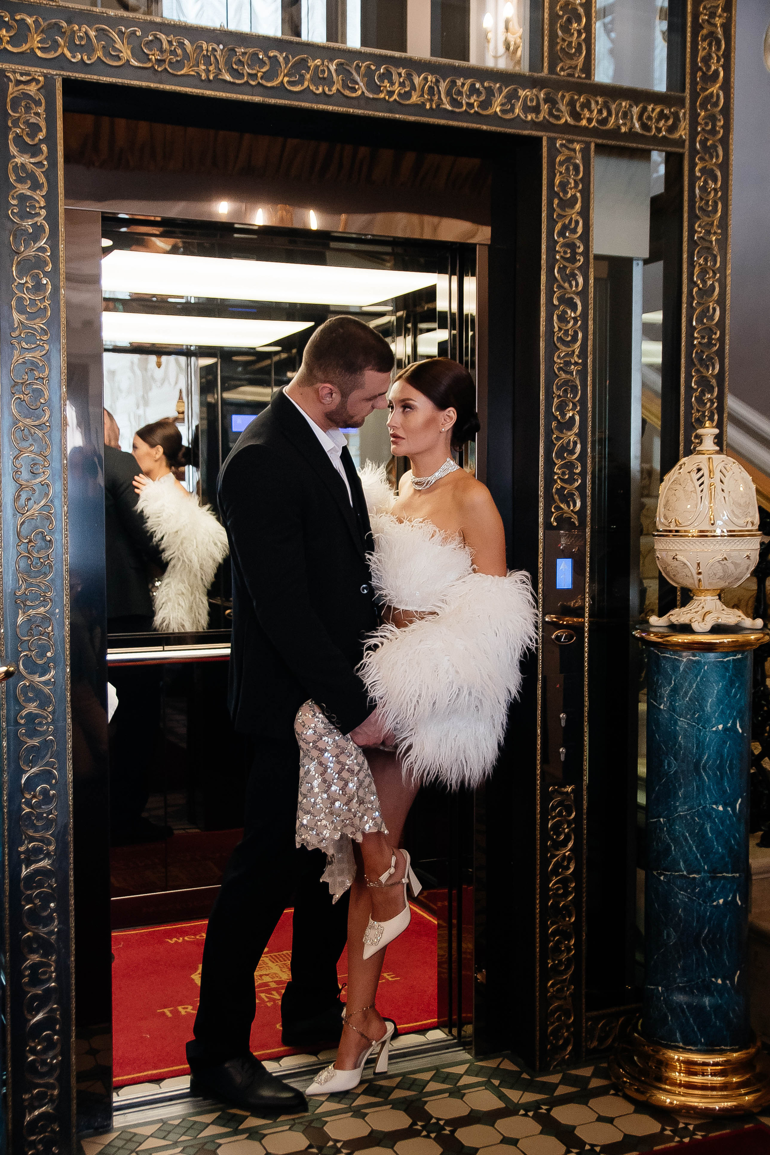 Свадебная фотосессия в отеле «Дворец Трезини», Санкт-Петербург — Дарья и Максим