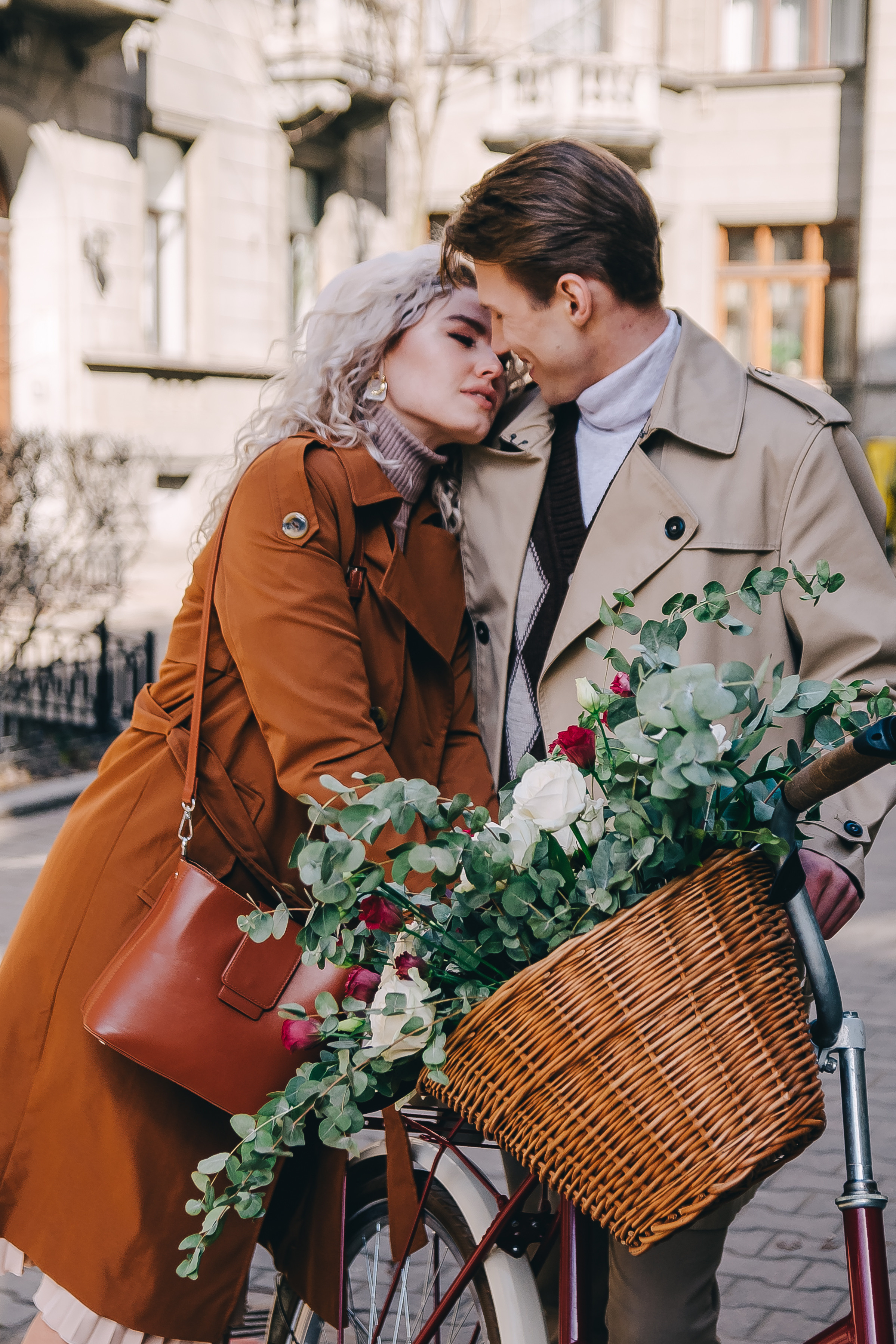 Фотосессия с велосипедом — Love story Анна и Василий