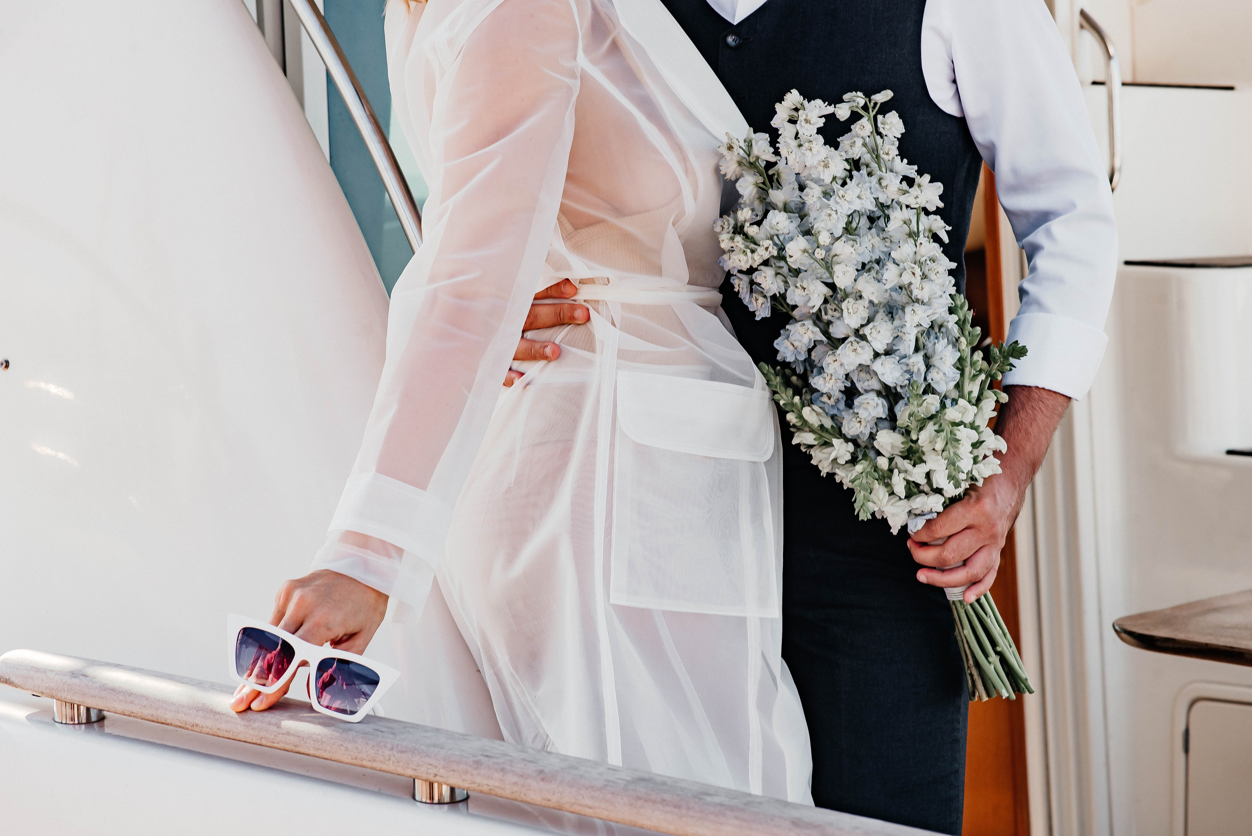 Свадебная фотосессия на яхте — Татьяна и Иван