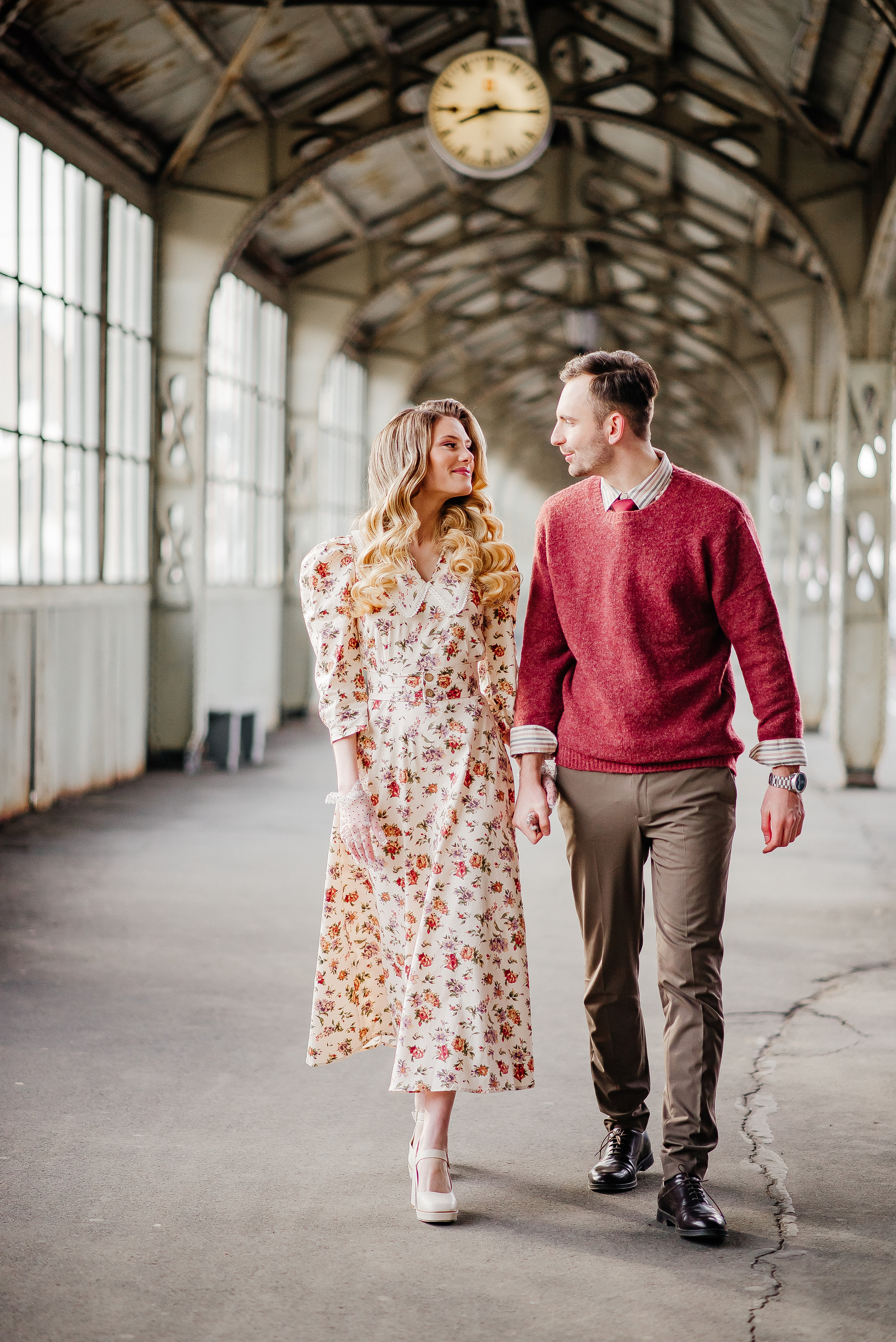 Фотосессия на Витебском вокзале — Love story Анастасия и Максим