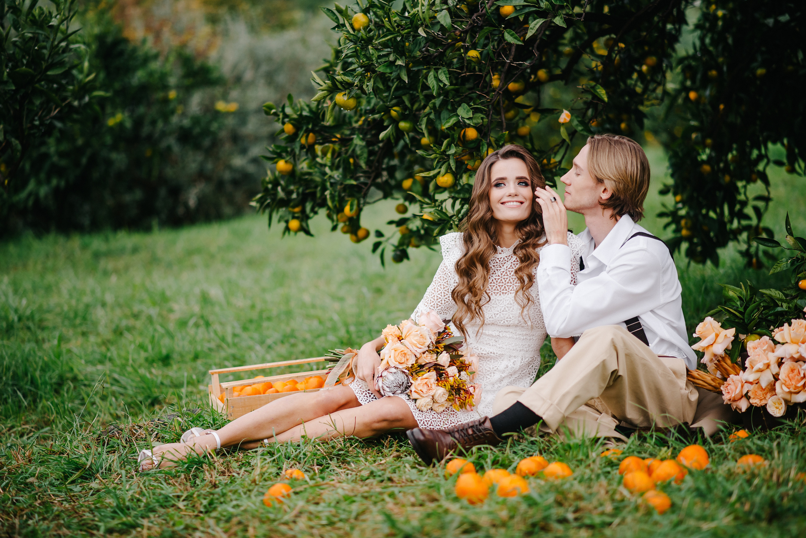 Свадебная фотосессия в мандариновой роще — Павел и Мария