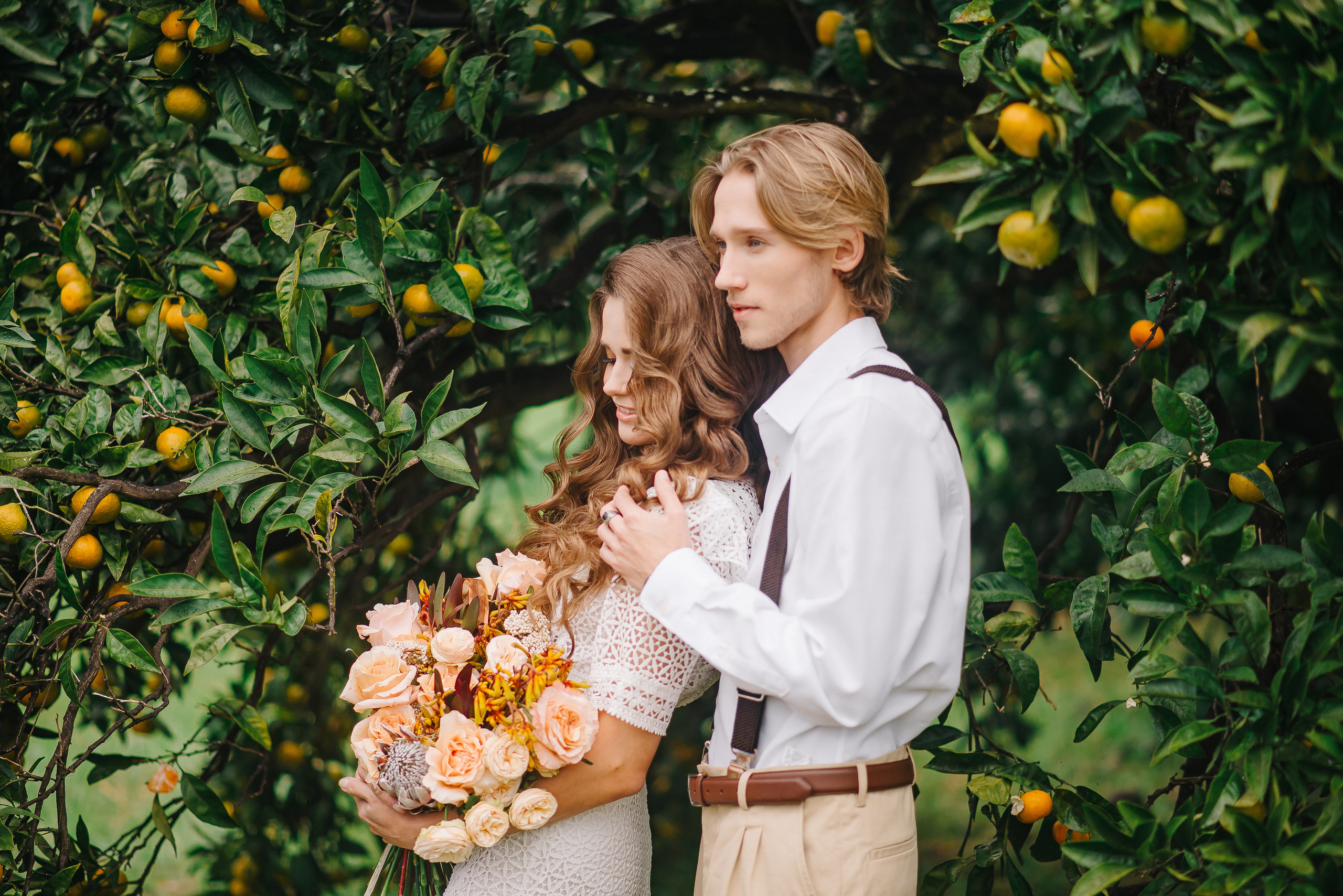 Свадебная фотосессия в мандариновой роще — Павел и Мария