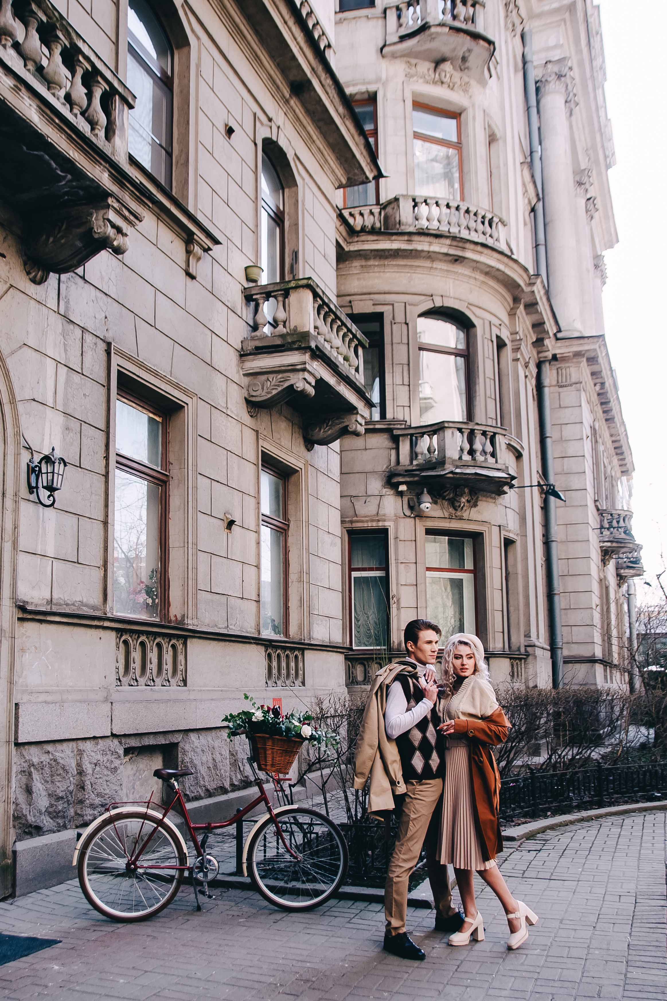 Фотосессия с велосипедом — Love story Анна и Василий