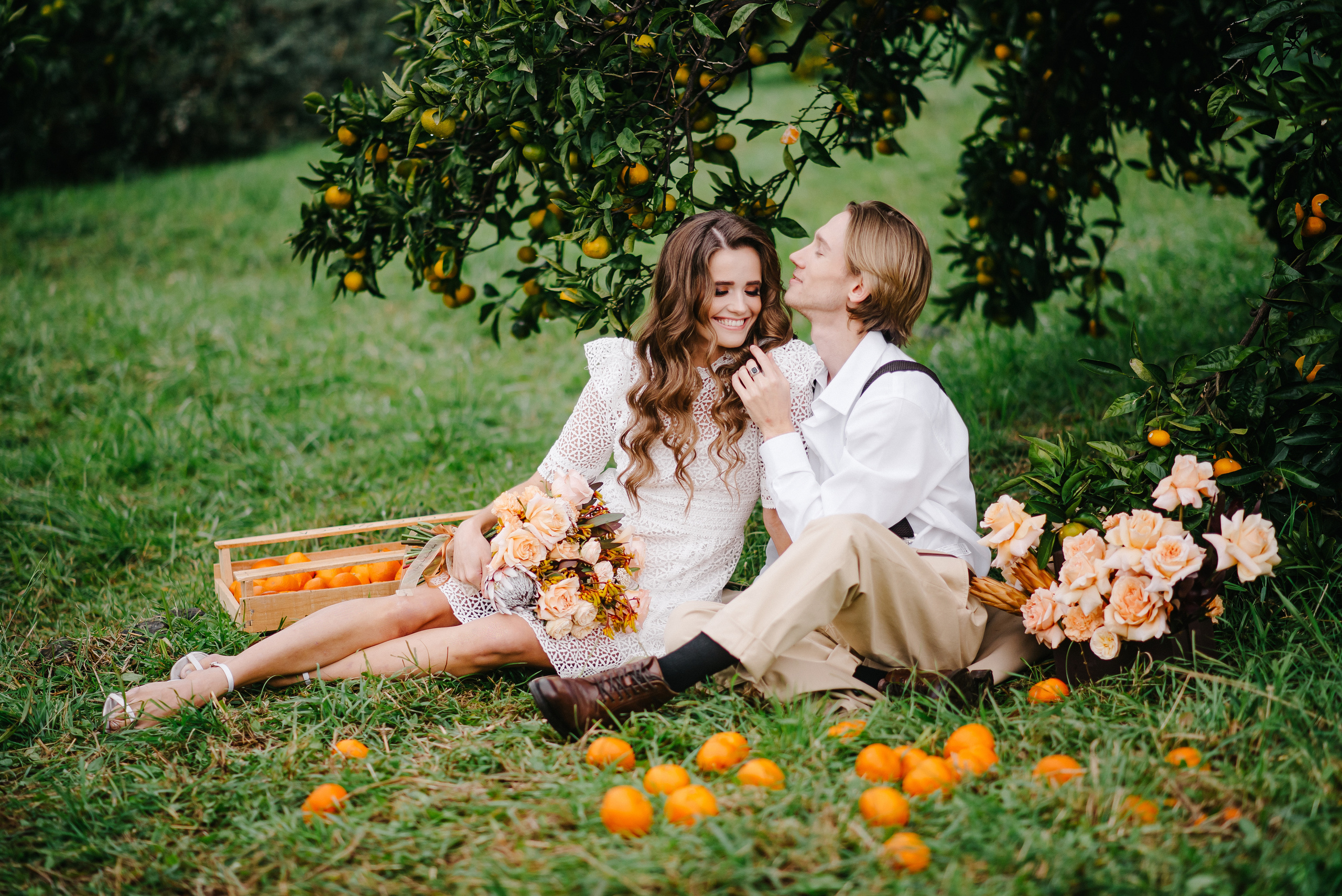 Свадебная фотосессия в мандариновой роще — Павел и Мария