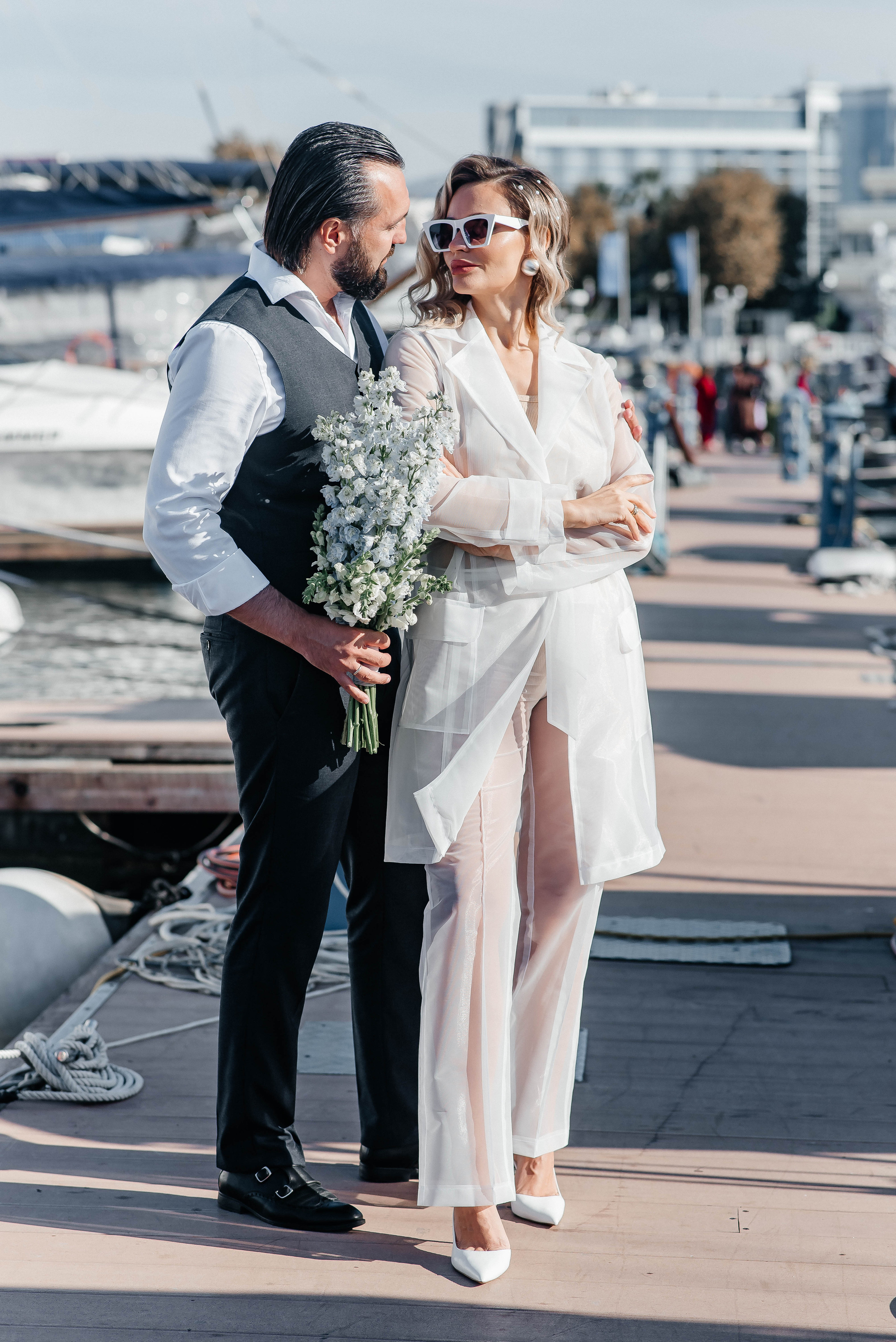 Свадебная фотосессия на яхте — Татьяна и Иван