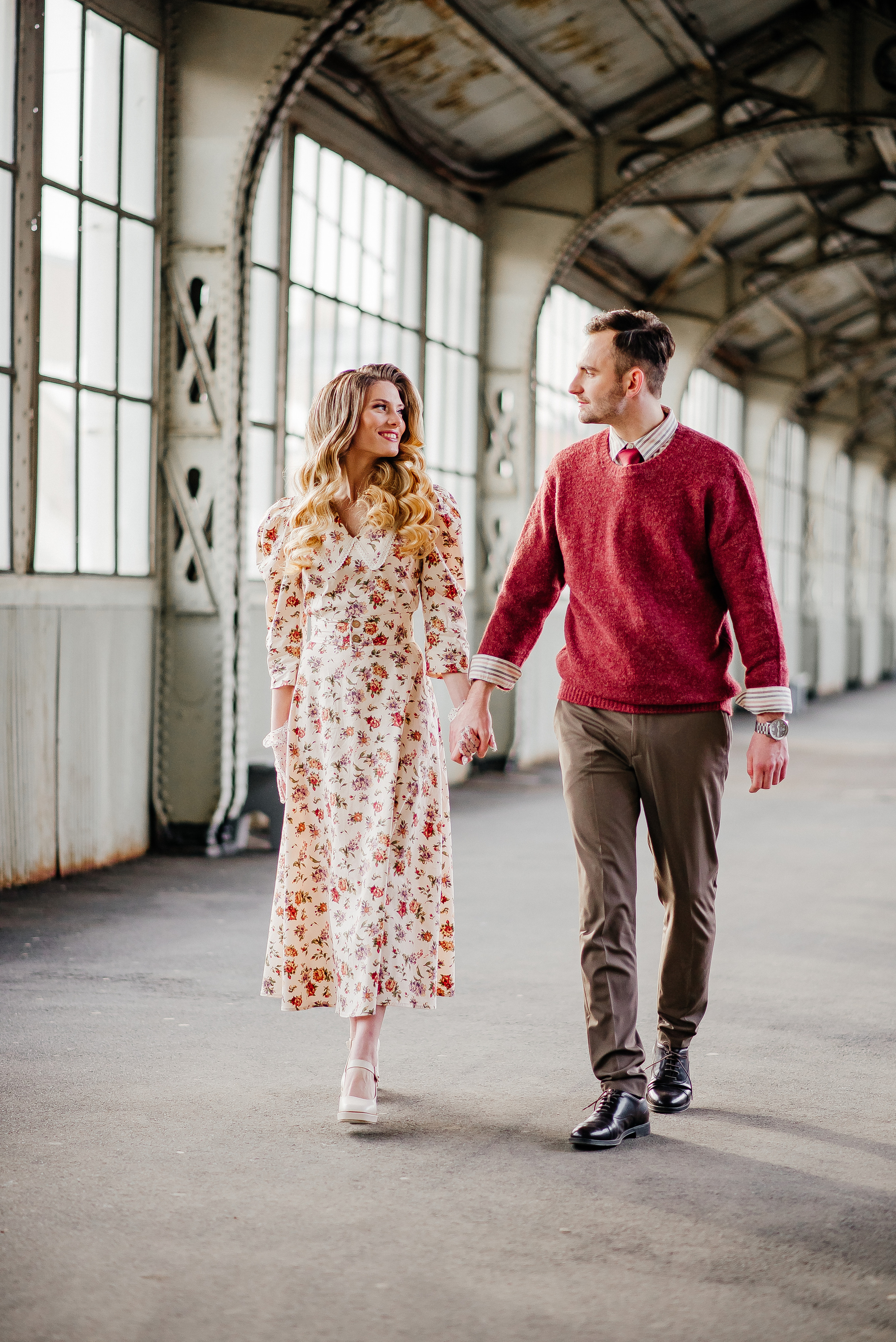 Фотосессия на Витебском вокзале — Love story Анастасия и Максим