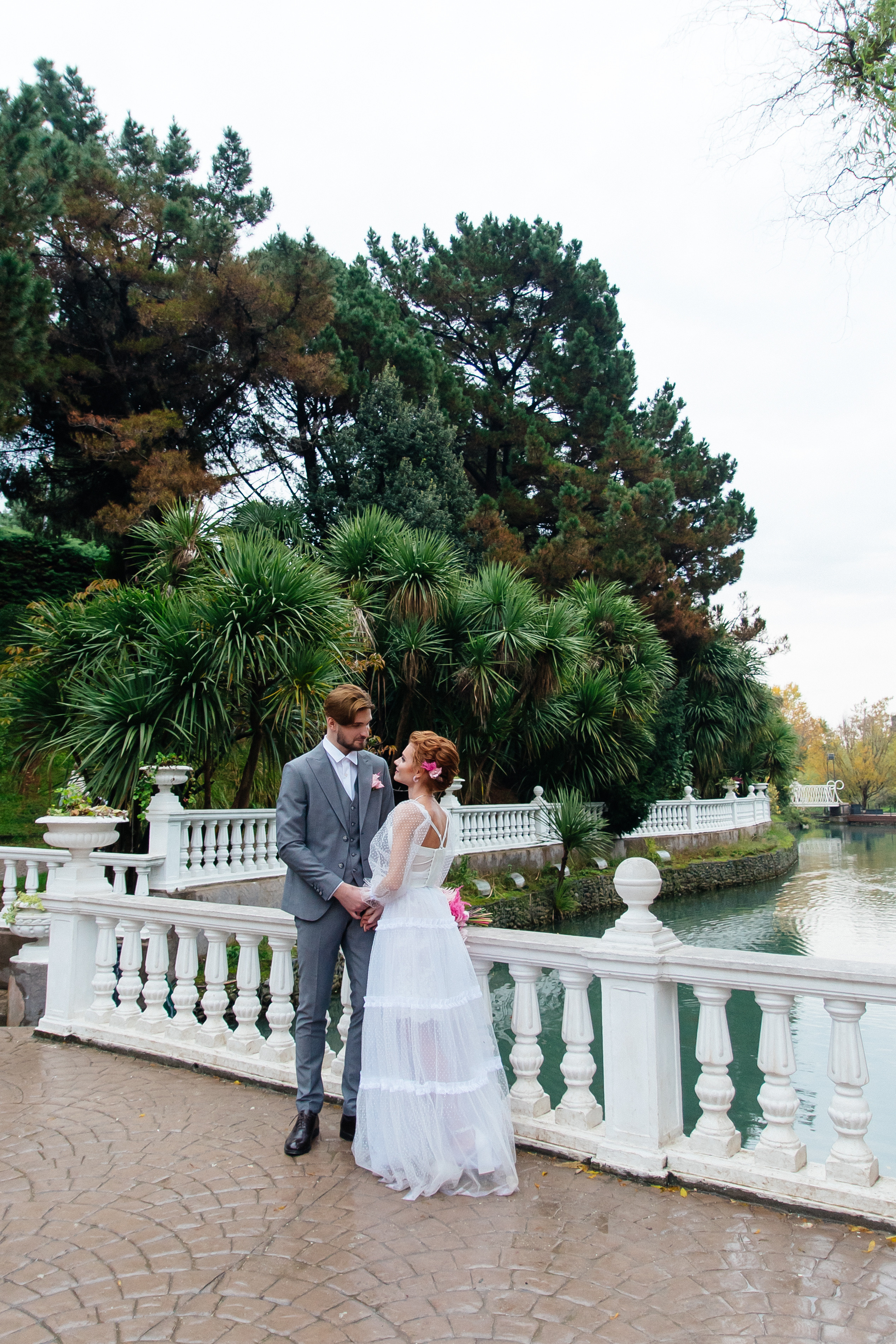Свадебная фотосессия в парке Южные культуры, Сочи — Александр и Анастасия