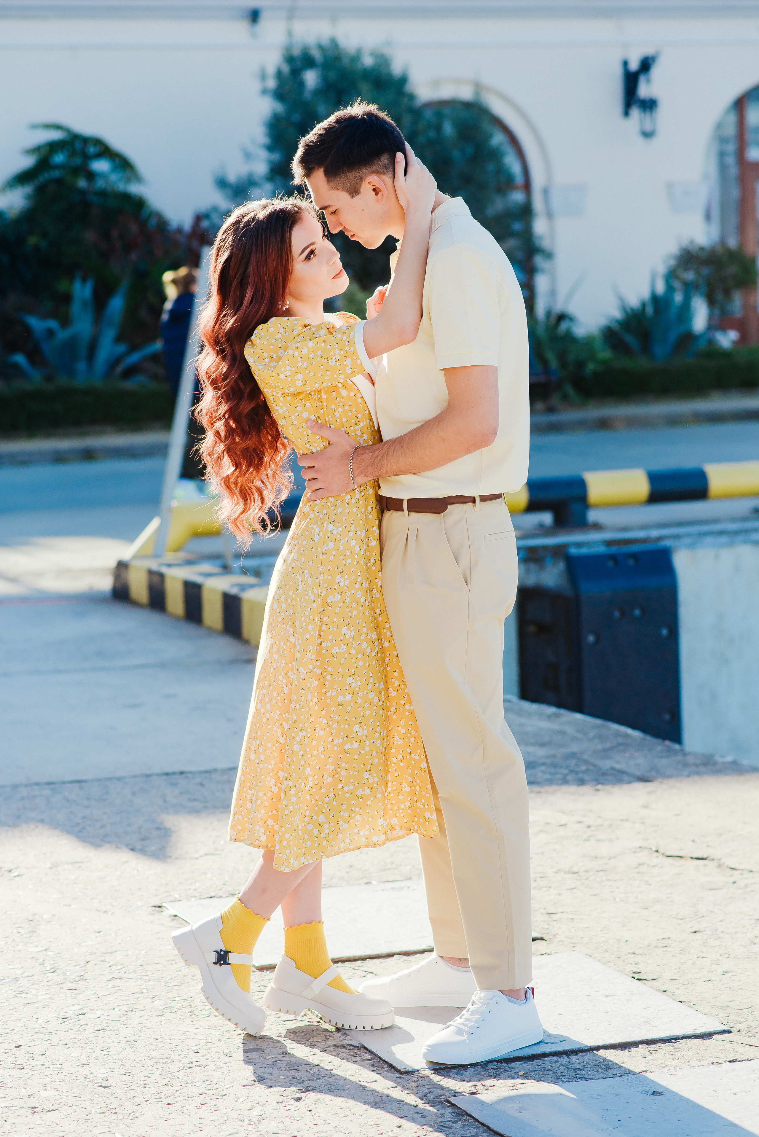 Love story фотосессия. Морской порт Сочи. Дарья и Юрий