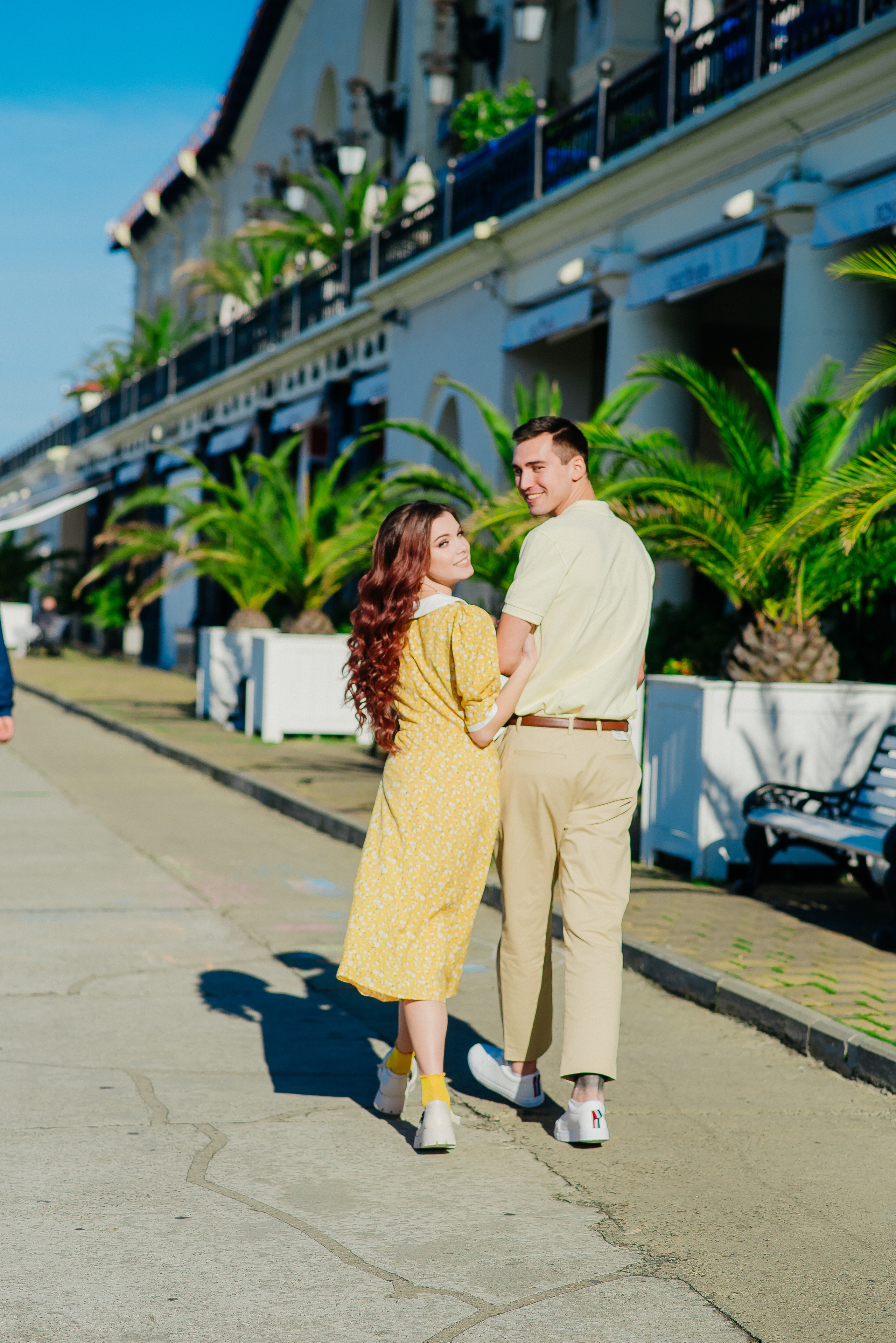 Love story фотосессия. Морской порт Сочи. Дарья и Юрий