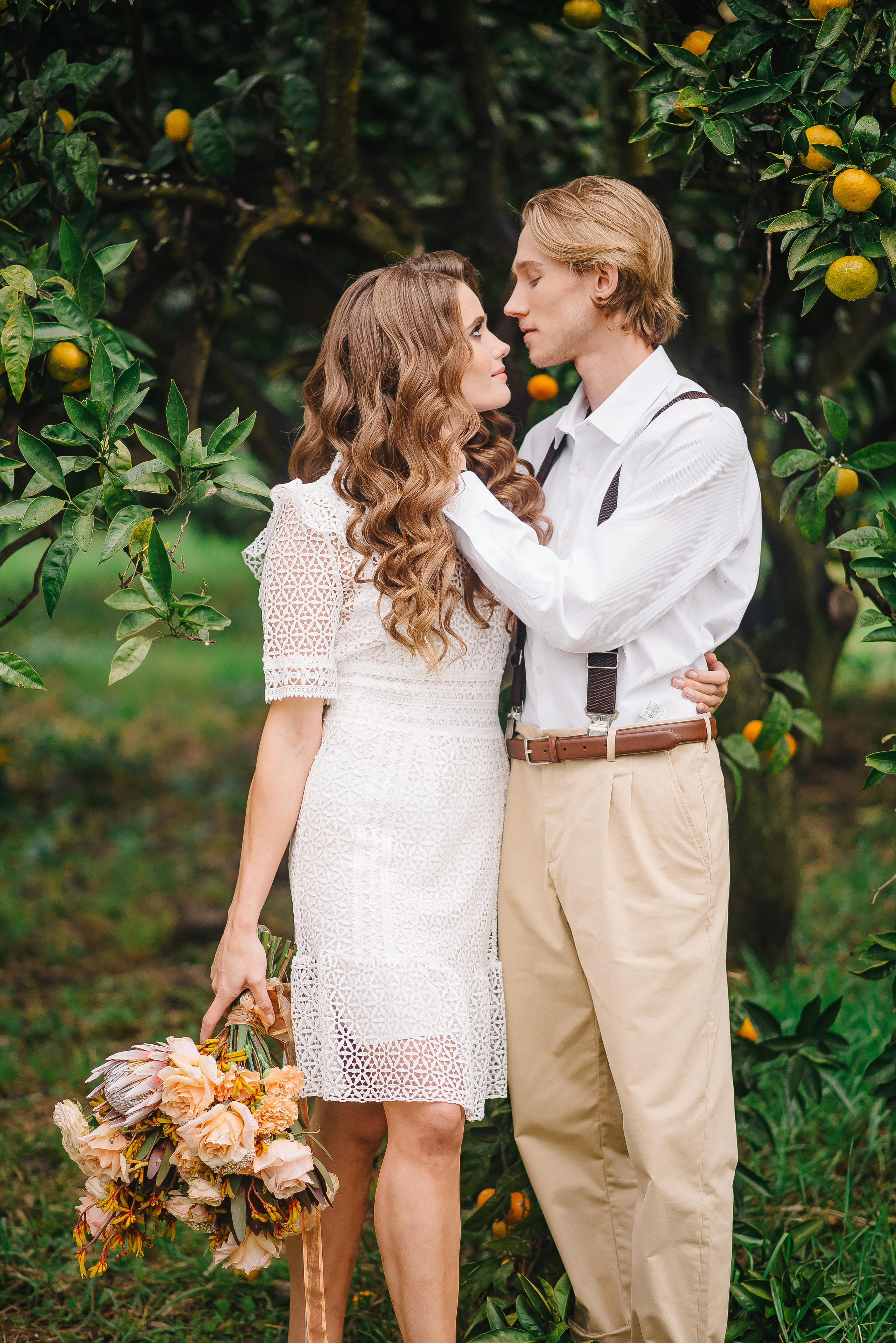 Свадебная фотосессия в мандариновой роще — Павел и Мария