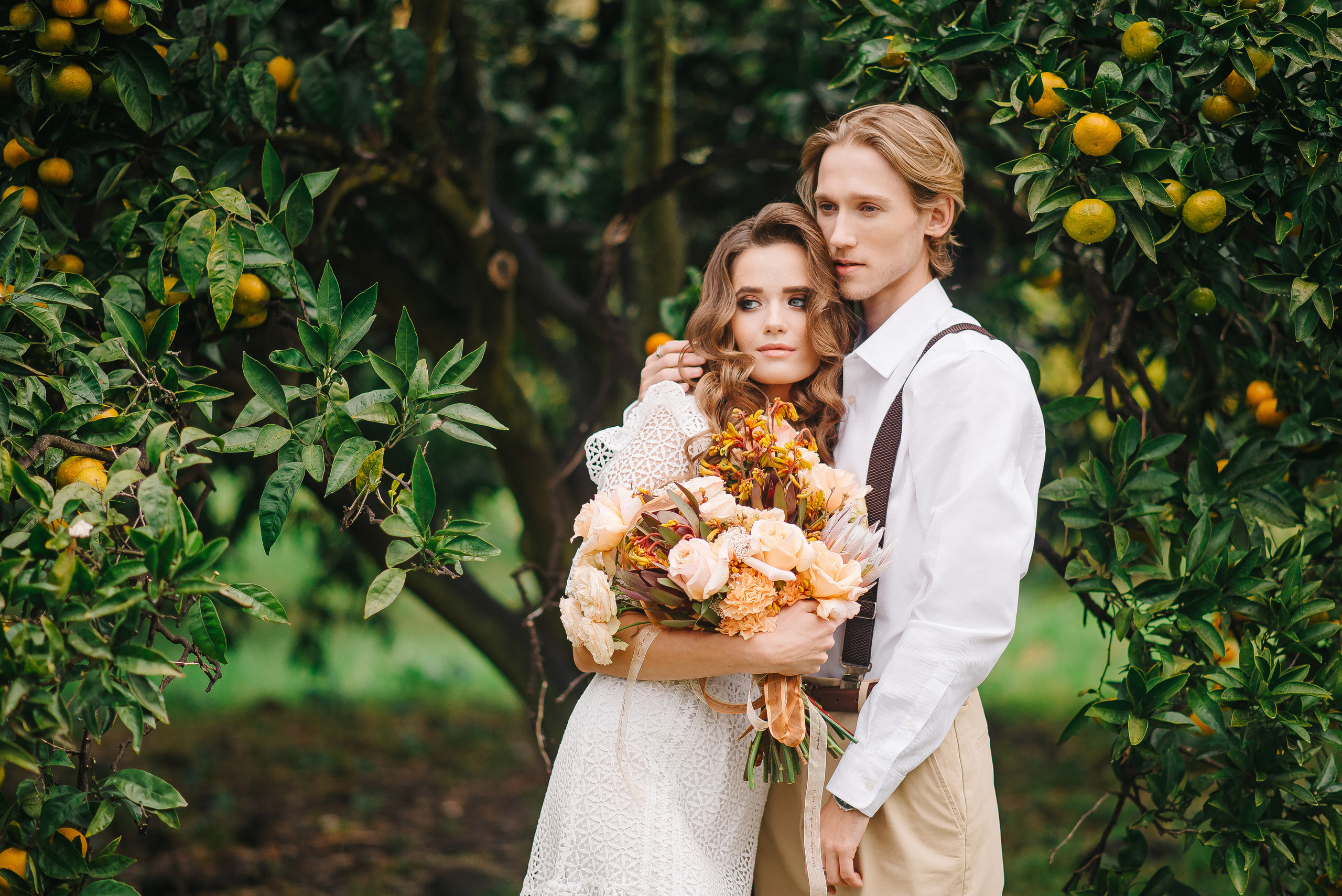 Свадебная фотосессия в мандариновой роще — Павел и Мария