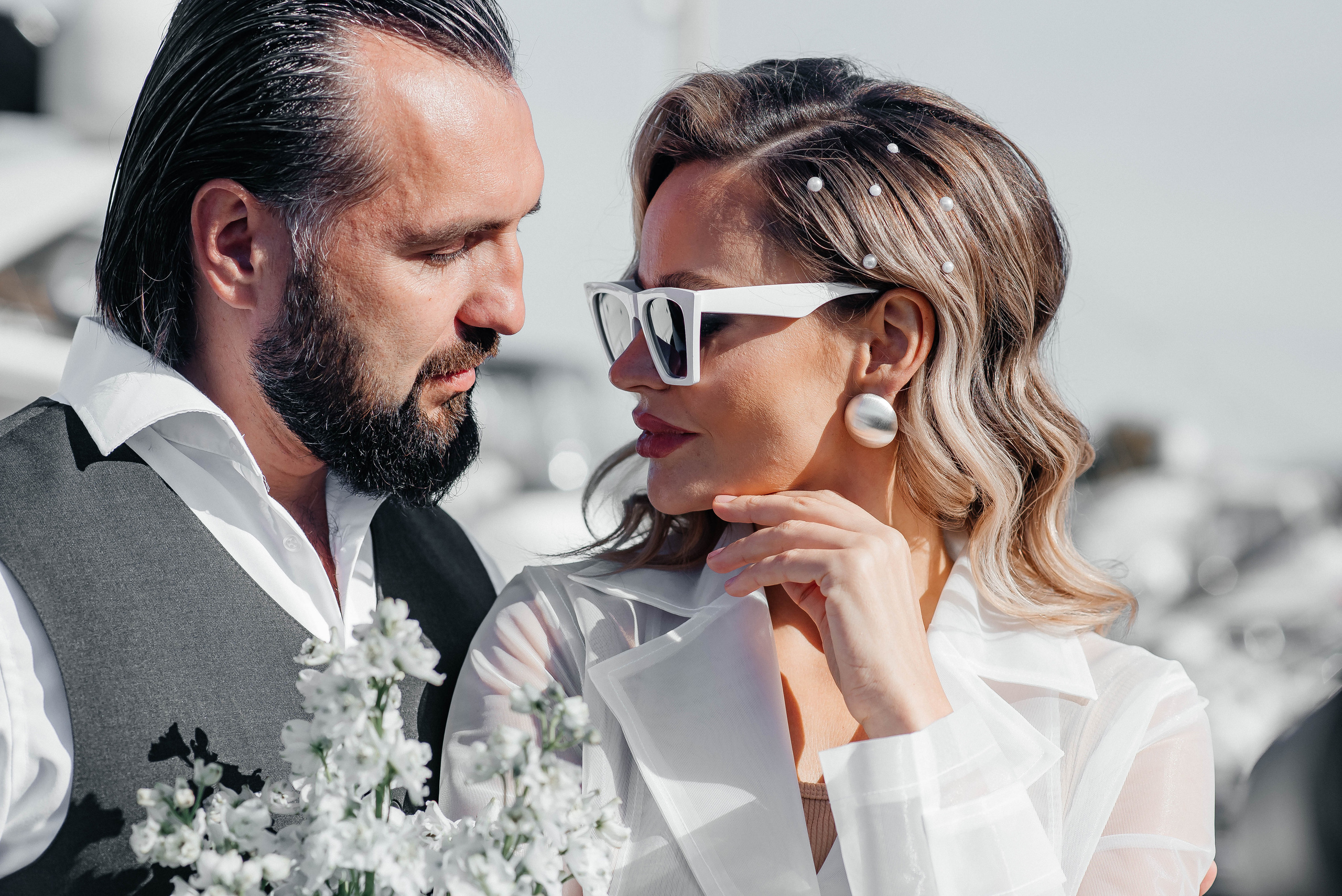 Свадебная фотосессия на яхте — Татьяна и Иван