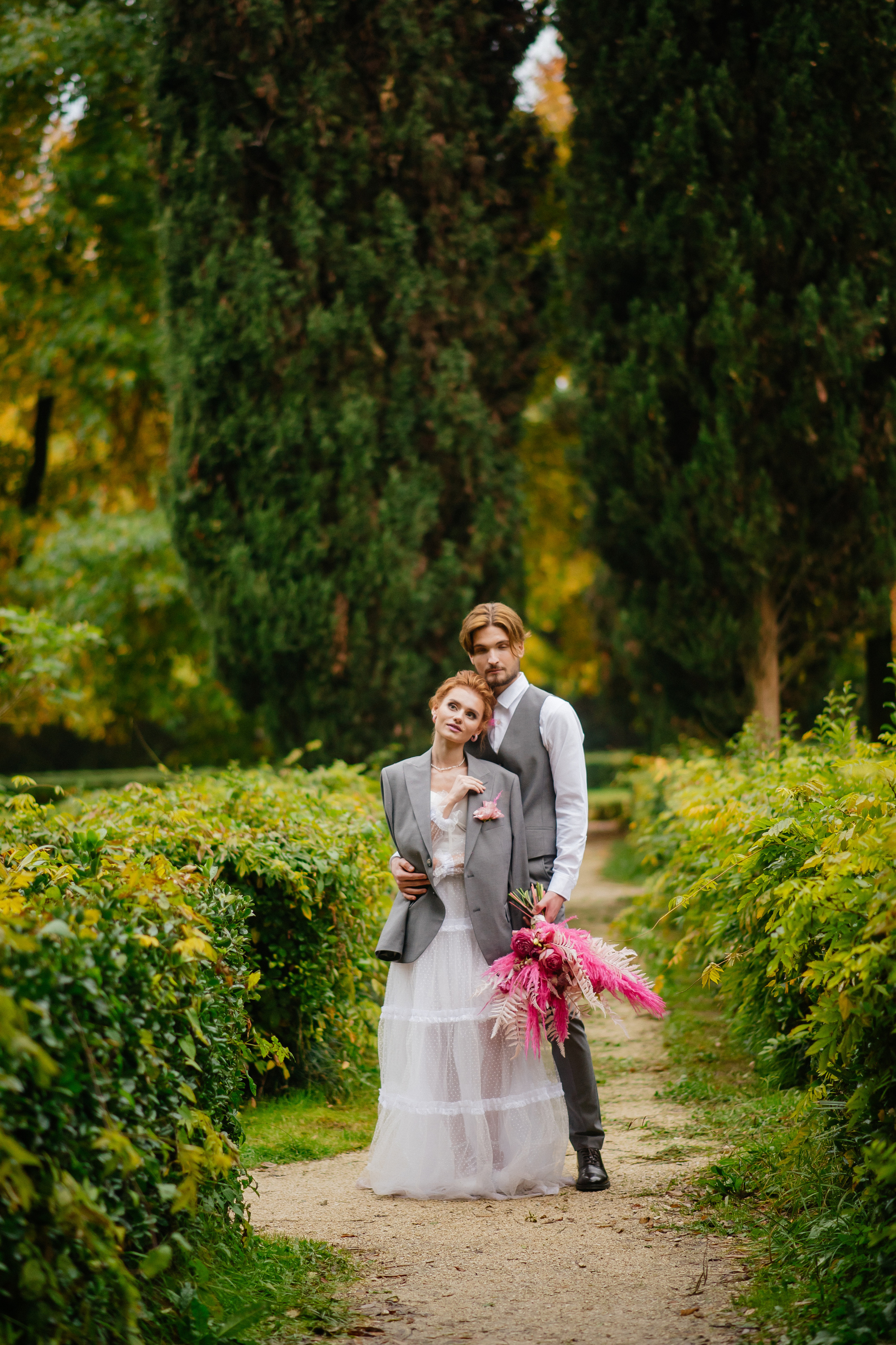 Свадебная фотосессия в парке Южные культуры, Сочи — Александр и Анастасия