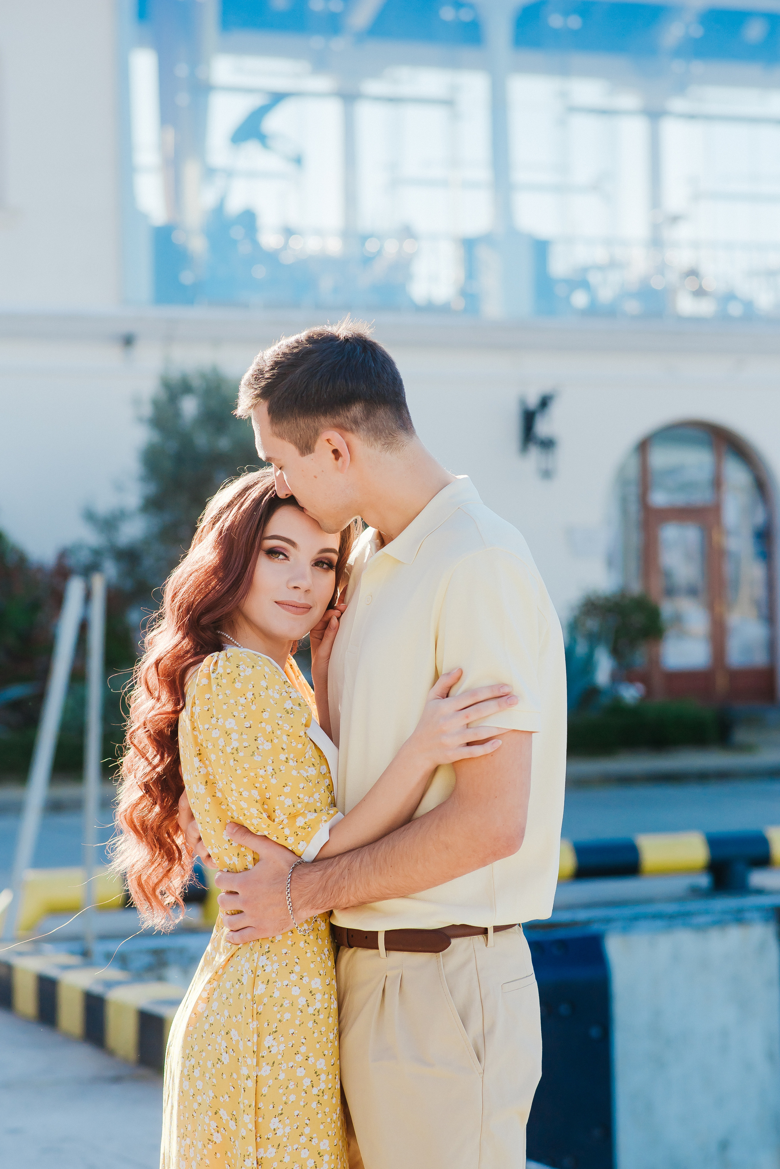 Love story фотосессия. Морской порт Сочи. Дарья и Юрий