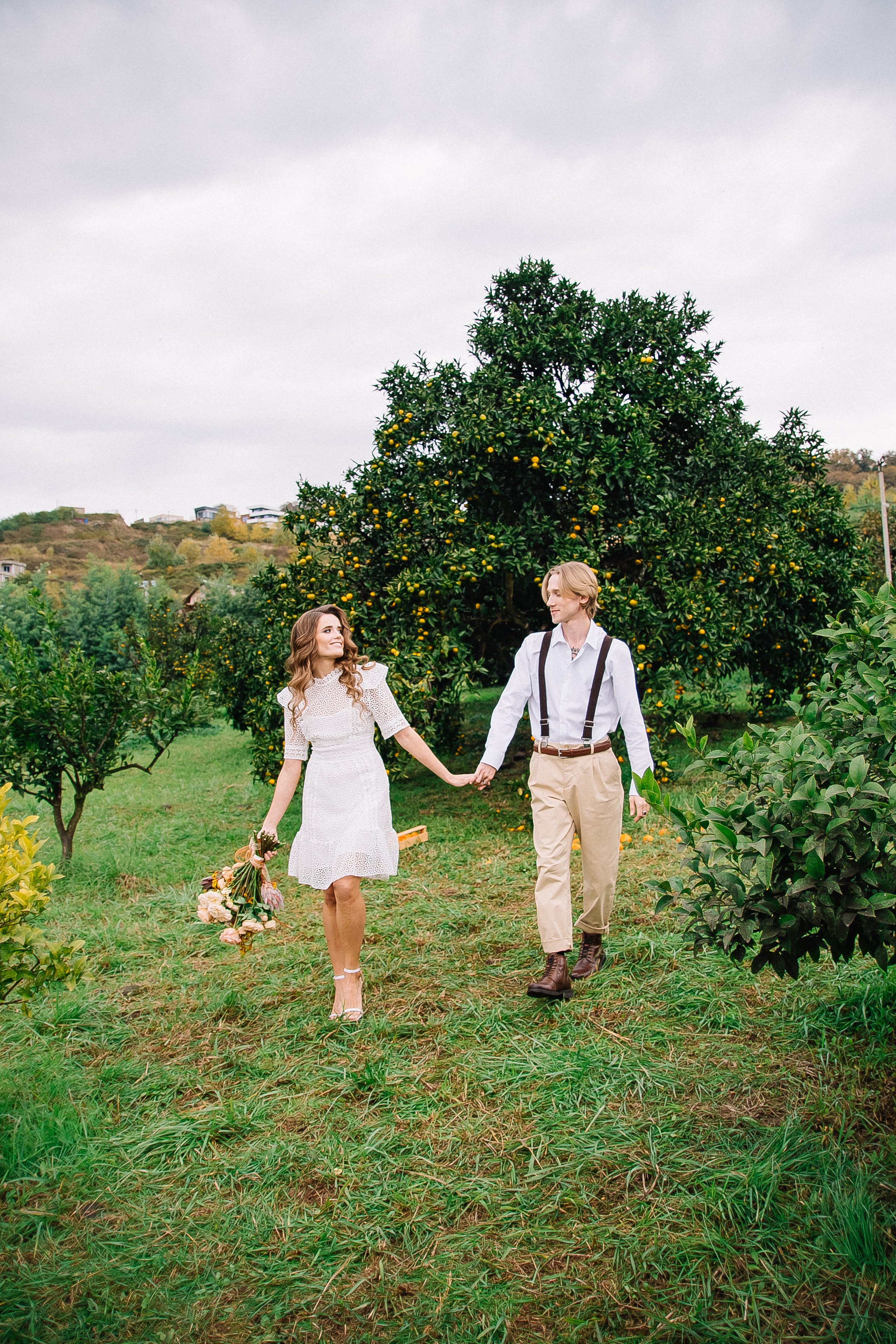 Свадебная фотосессия в мандариновой роще — Павел и Мария