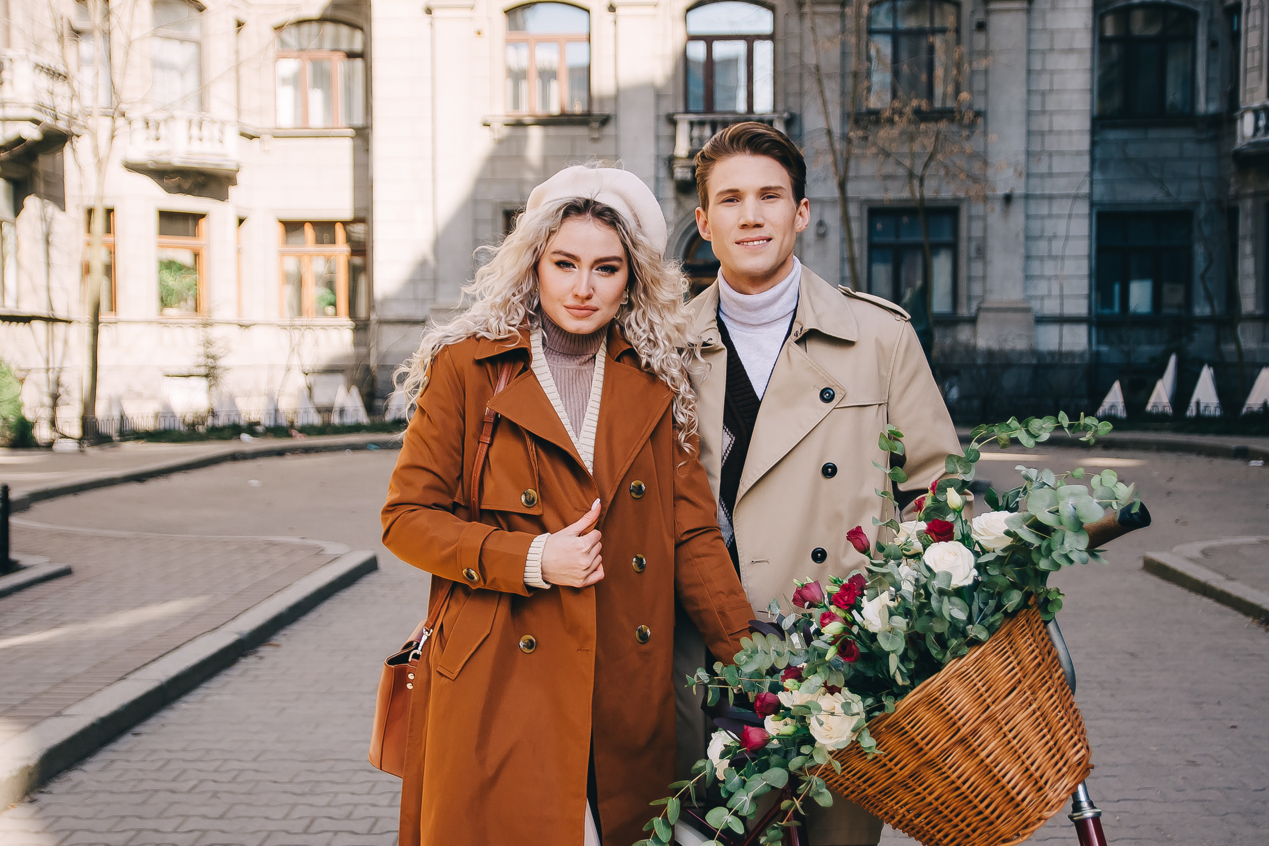 Фотосессия с велосипедом — Love story Анна и Василий