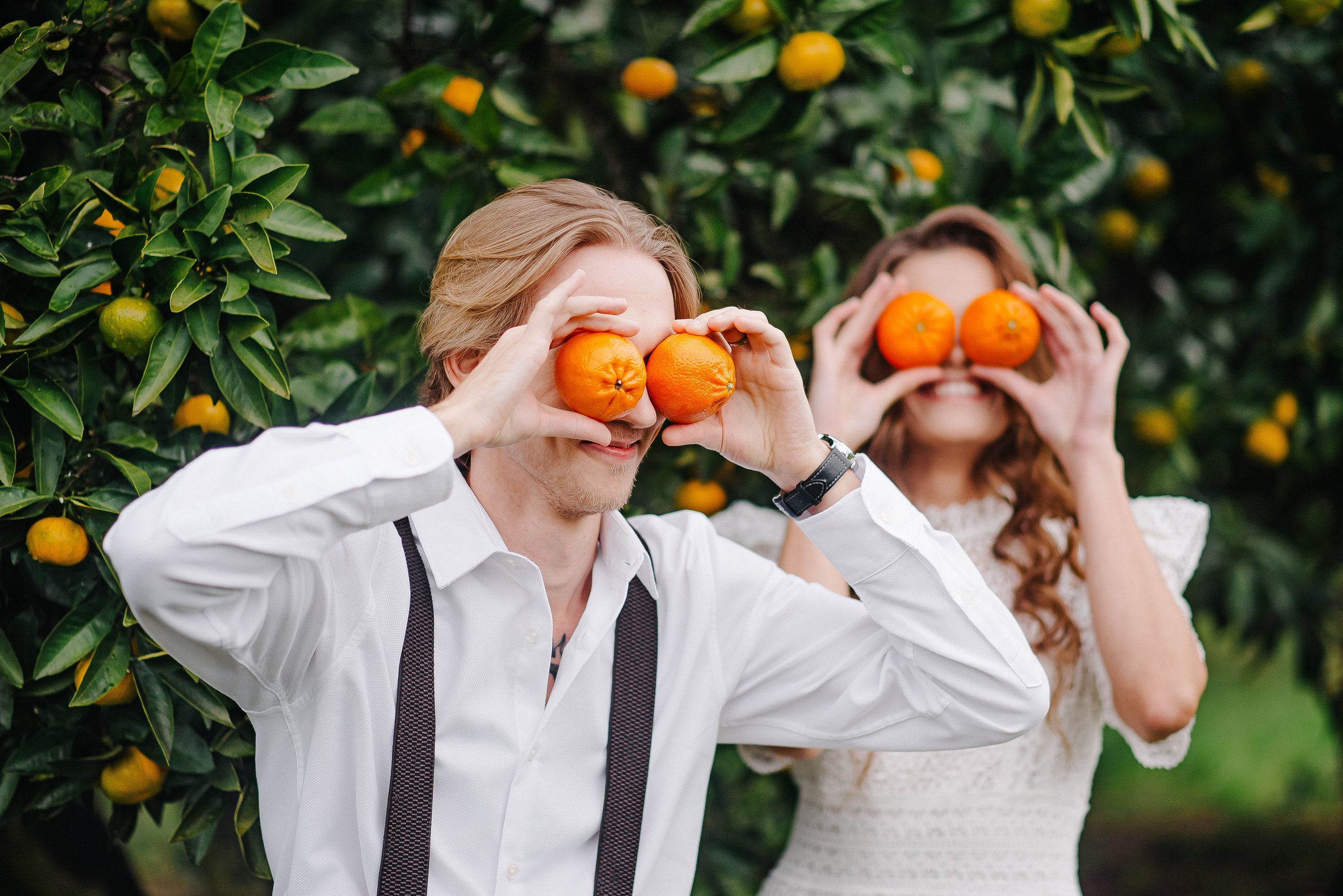 Свадебная фотосессия в мандариновой роще — Павел и Мария