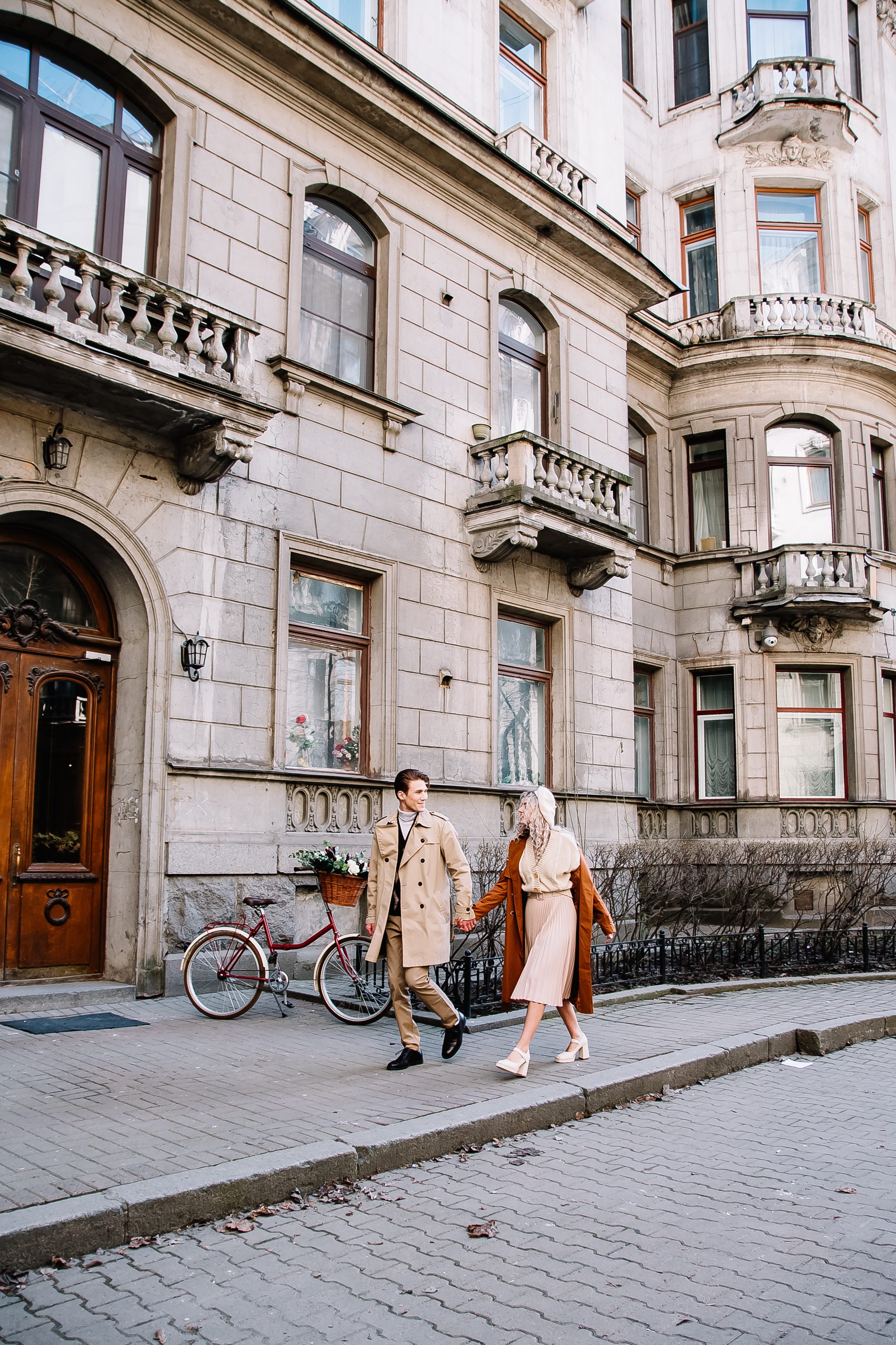 Фотосессия с велосипедом — Love story Анна и Василий