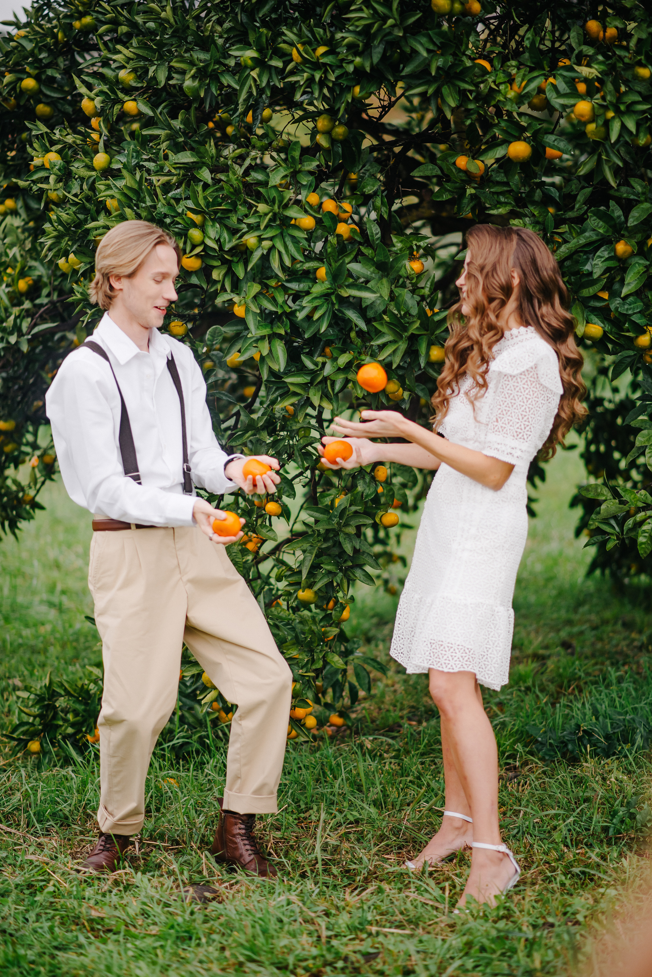 Свадебная фотосессия в мандариновой роще — Павел и Мария