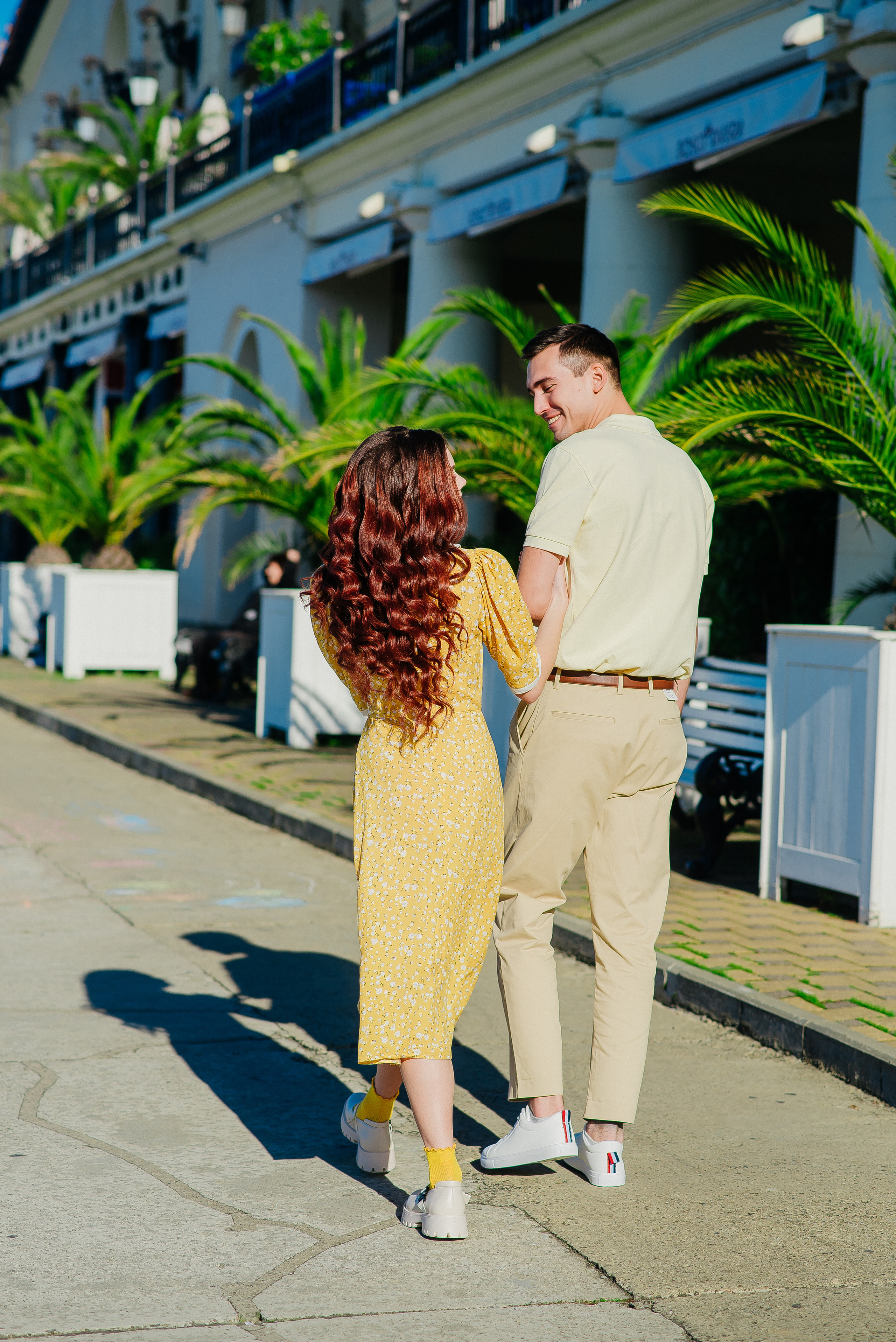 Love story фотосессия. Морской порт Сочи. Дарья и Юрий