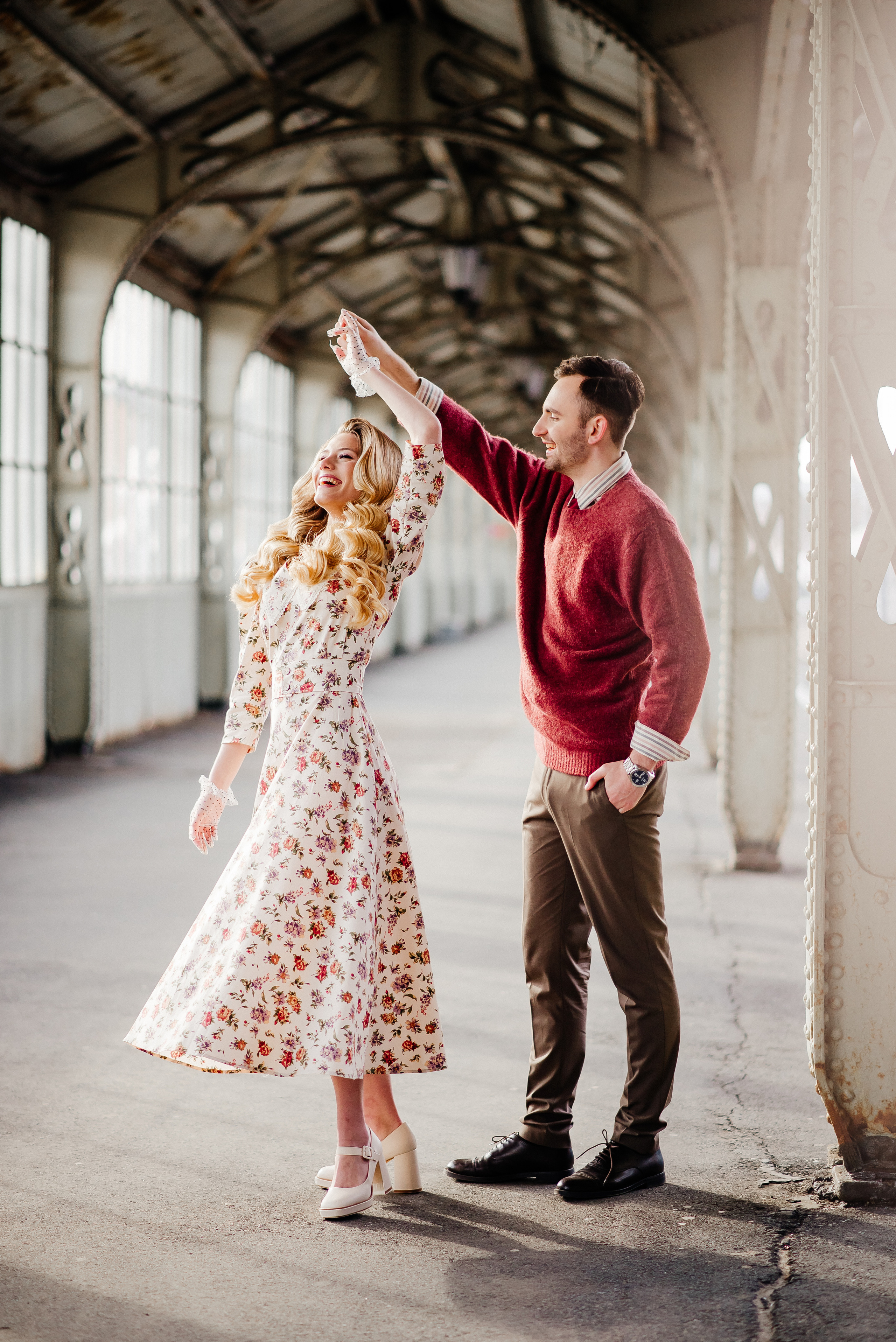 Фотосессия на Витебском вокзале — Love story Анастасия и Максим