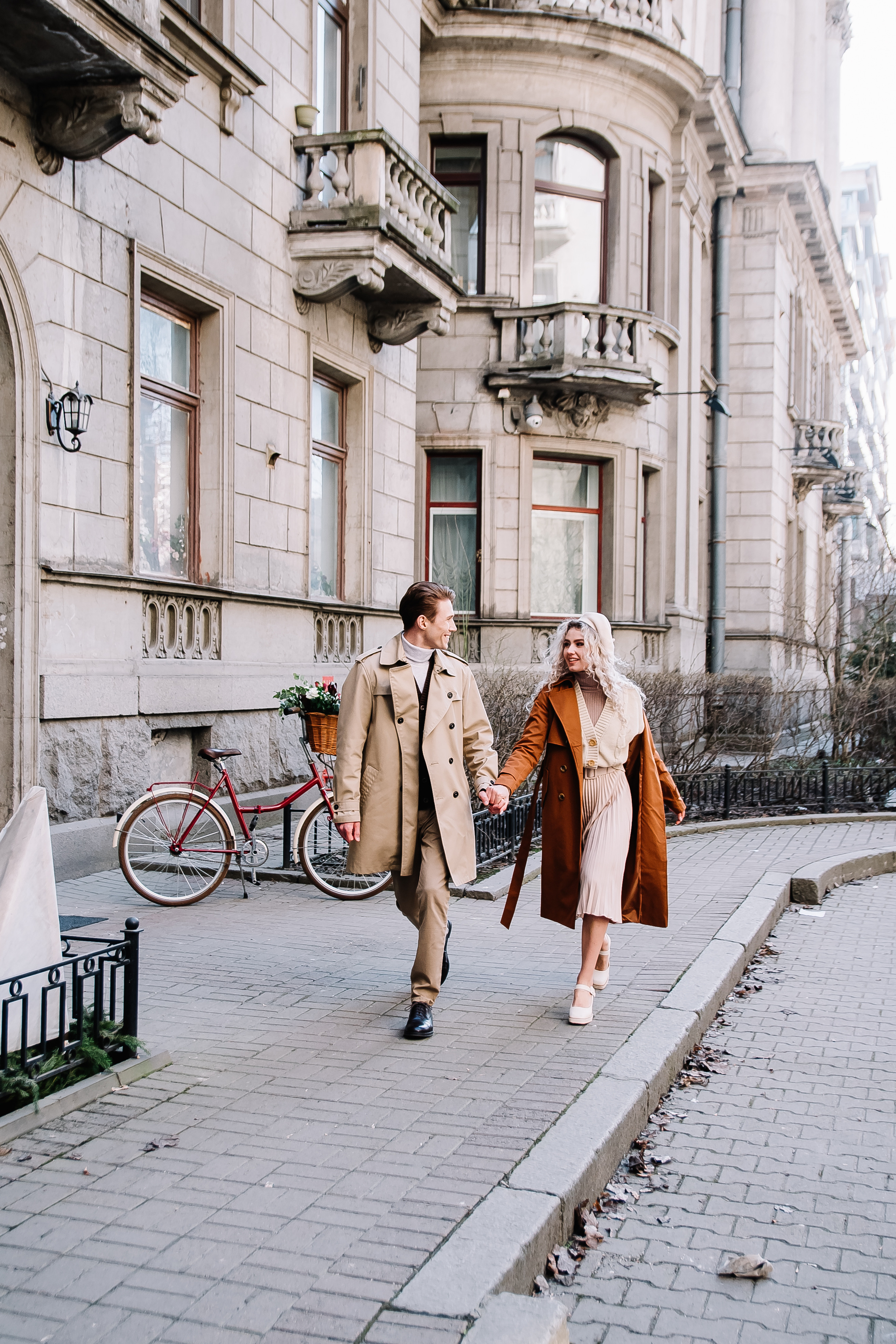 Фотосессия с велосипедом — Love story Анна и Василий