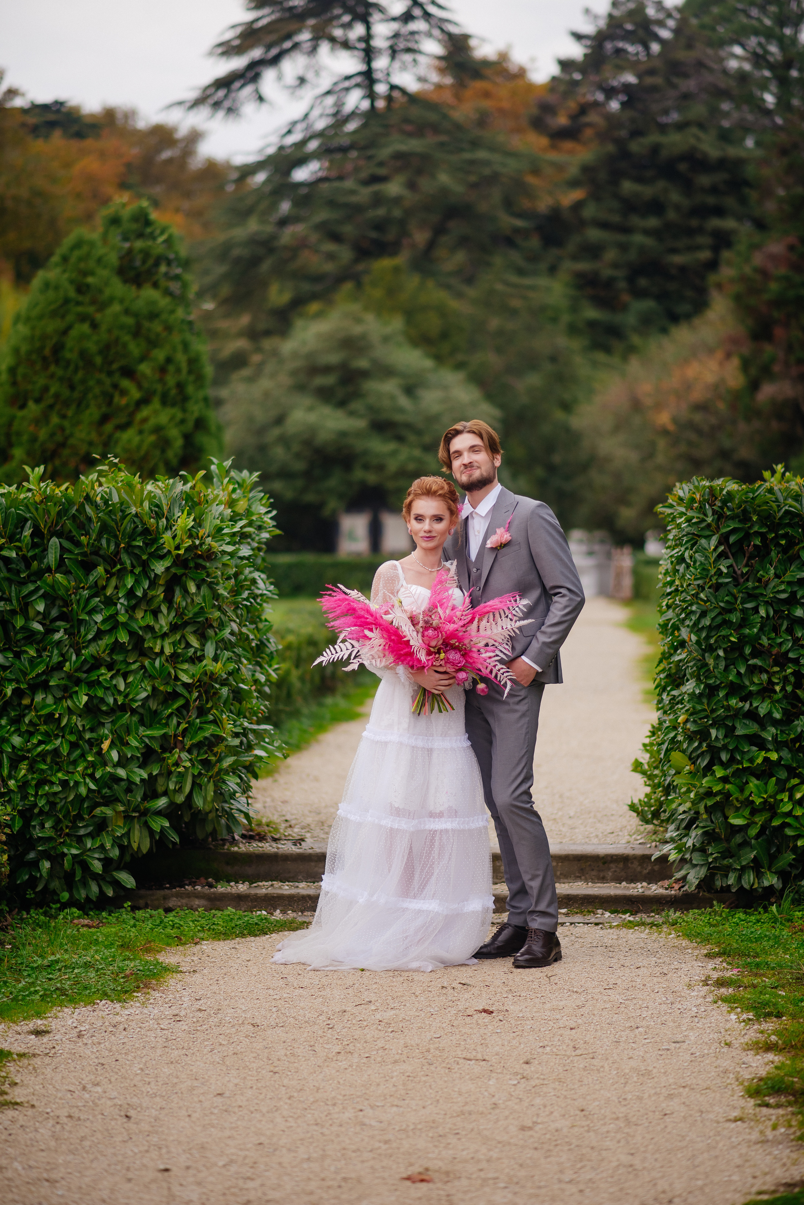 Свадебная фотосессия в парке Южные культуры, Сочи — Александр и Анастасия
