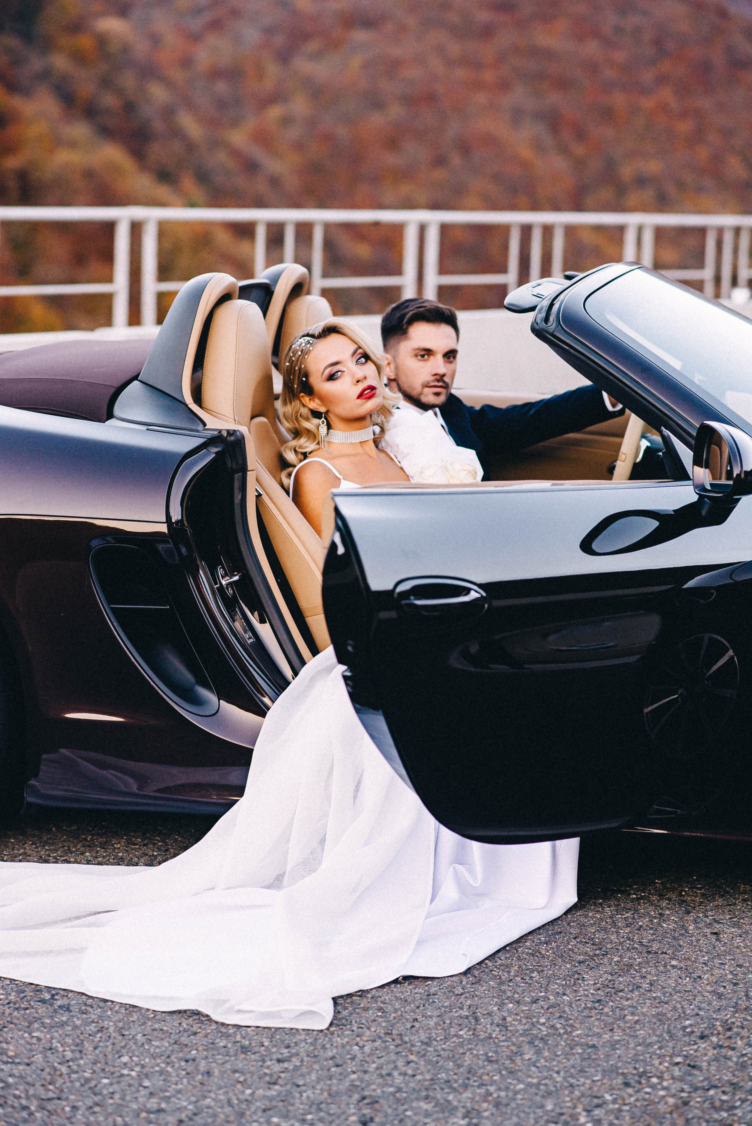 Свадебная съёмка в горах Роза Хутор — Анастасия и Денис